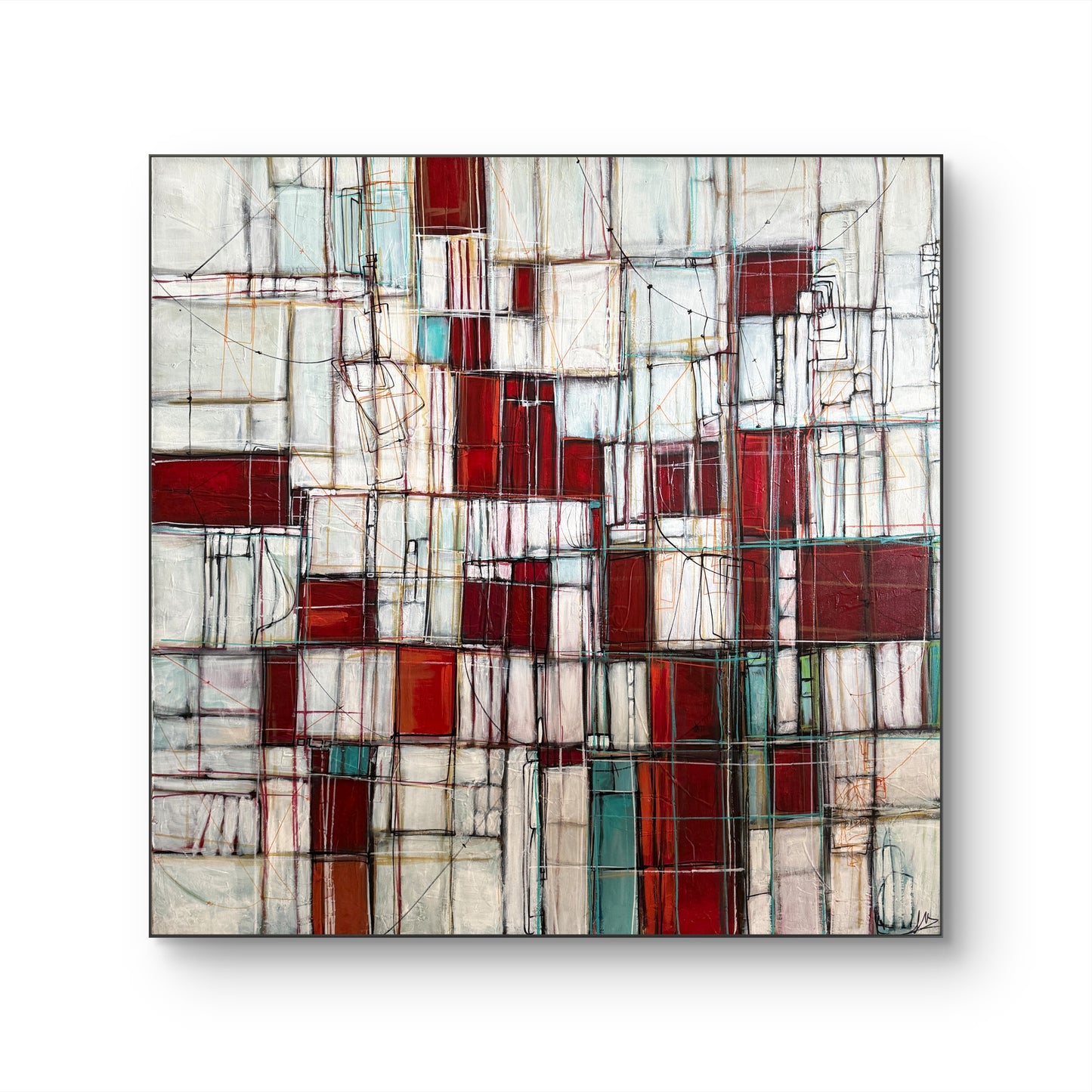 2014 Abstract Painting - Midnight Waltz