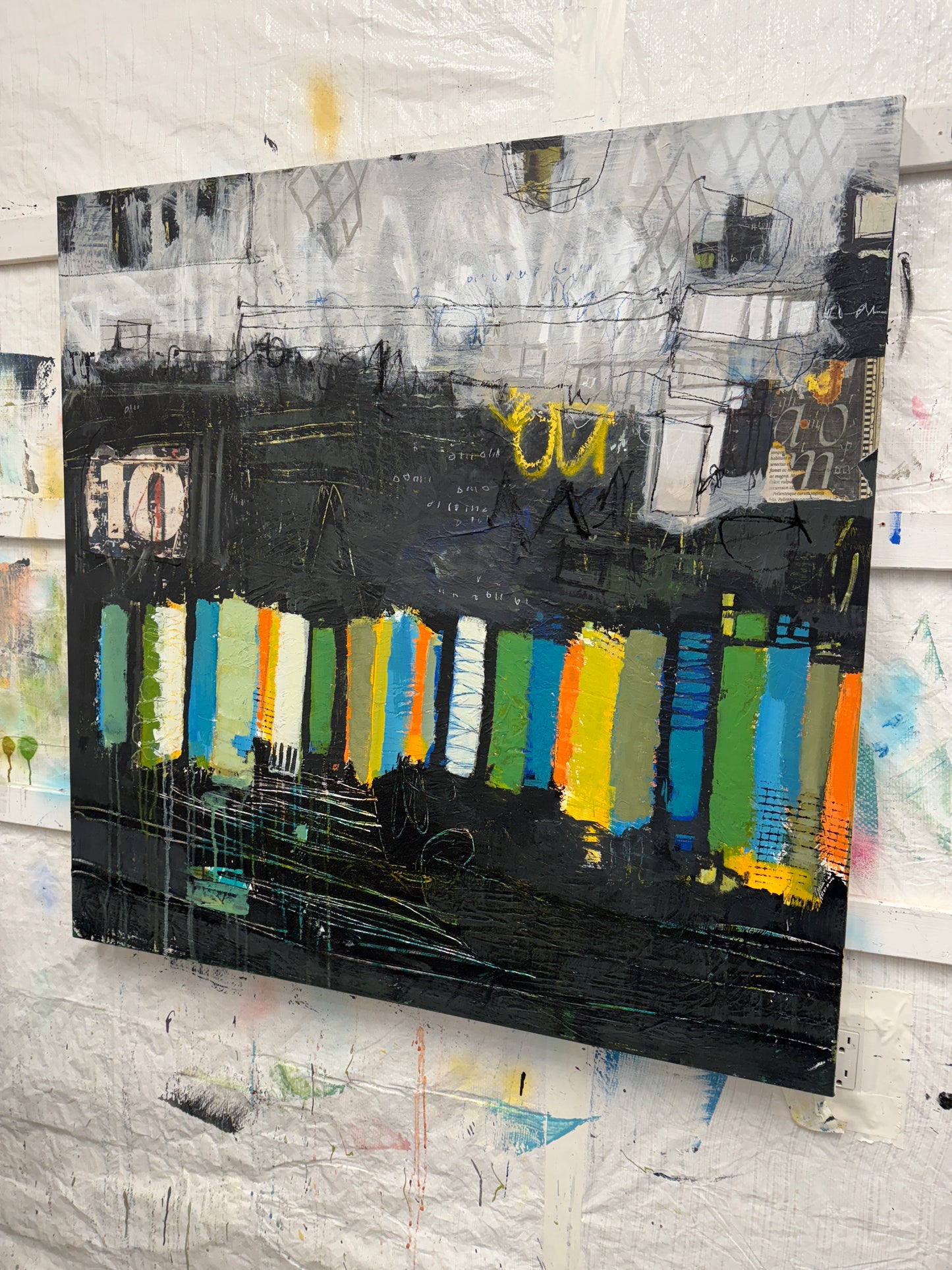 Abstract Painting | 40x40 | Storm Traveller