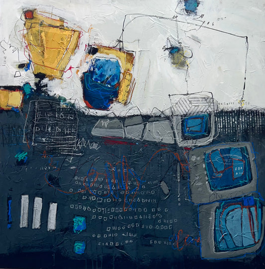 Fine Art Painting | 36x36 | Victory Race