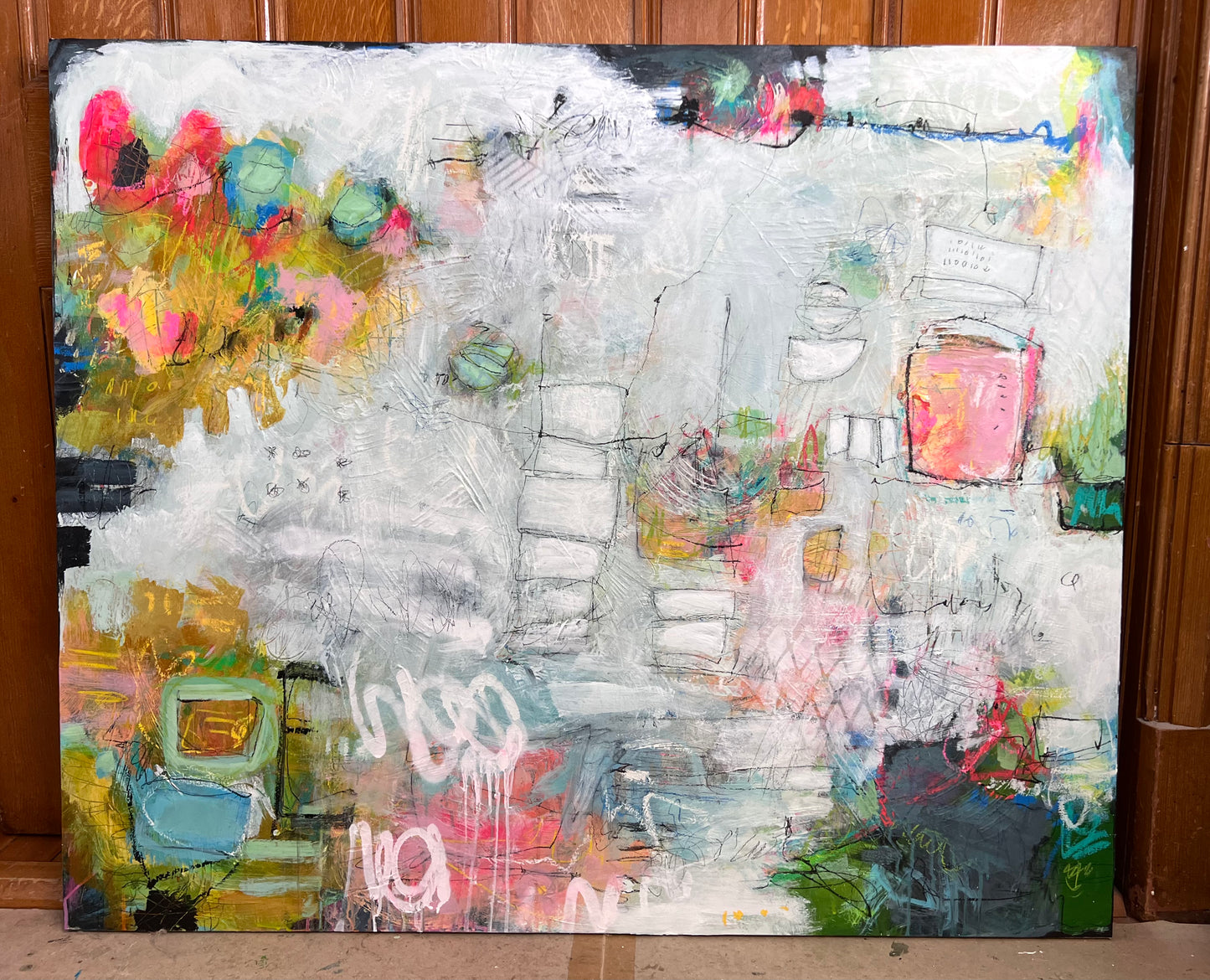 Reserved for Lin | 40x48 | Abstract art