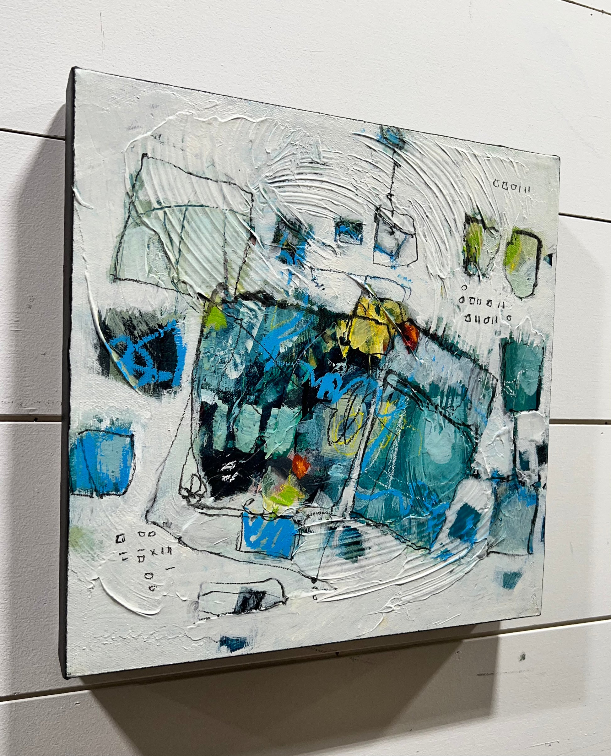 colorful abstract paintings for sale 12x12 lori mirabelli toronto ottawa new york