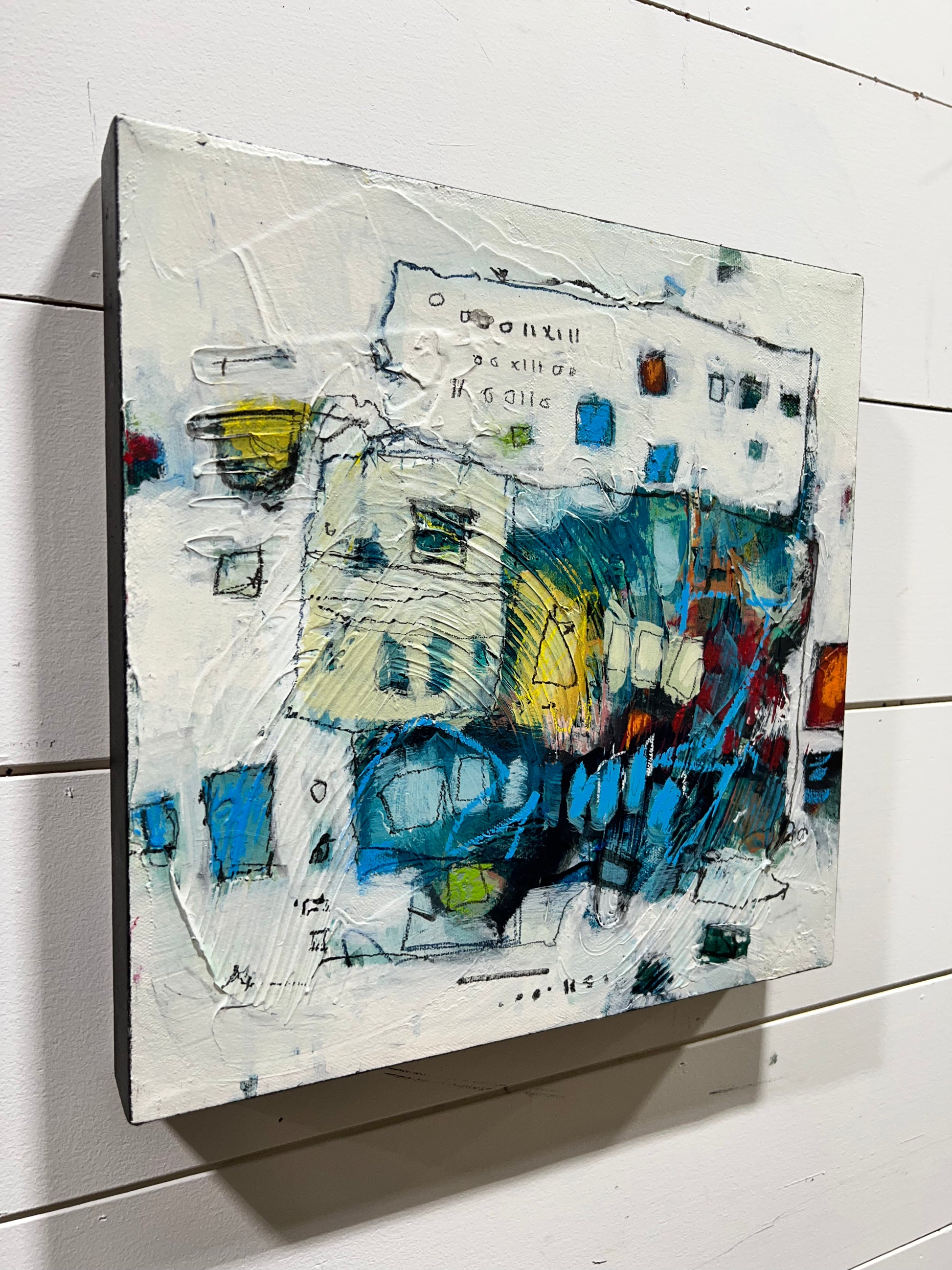 colorful abstract paintings for sale 12x12 lori mirabelli toronto ottawa new york