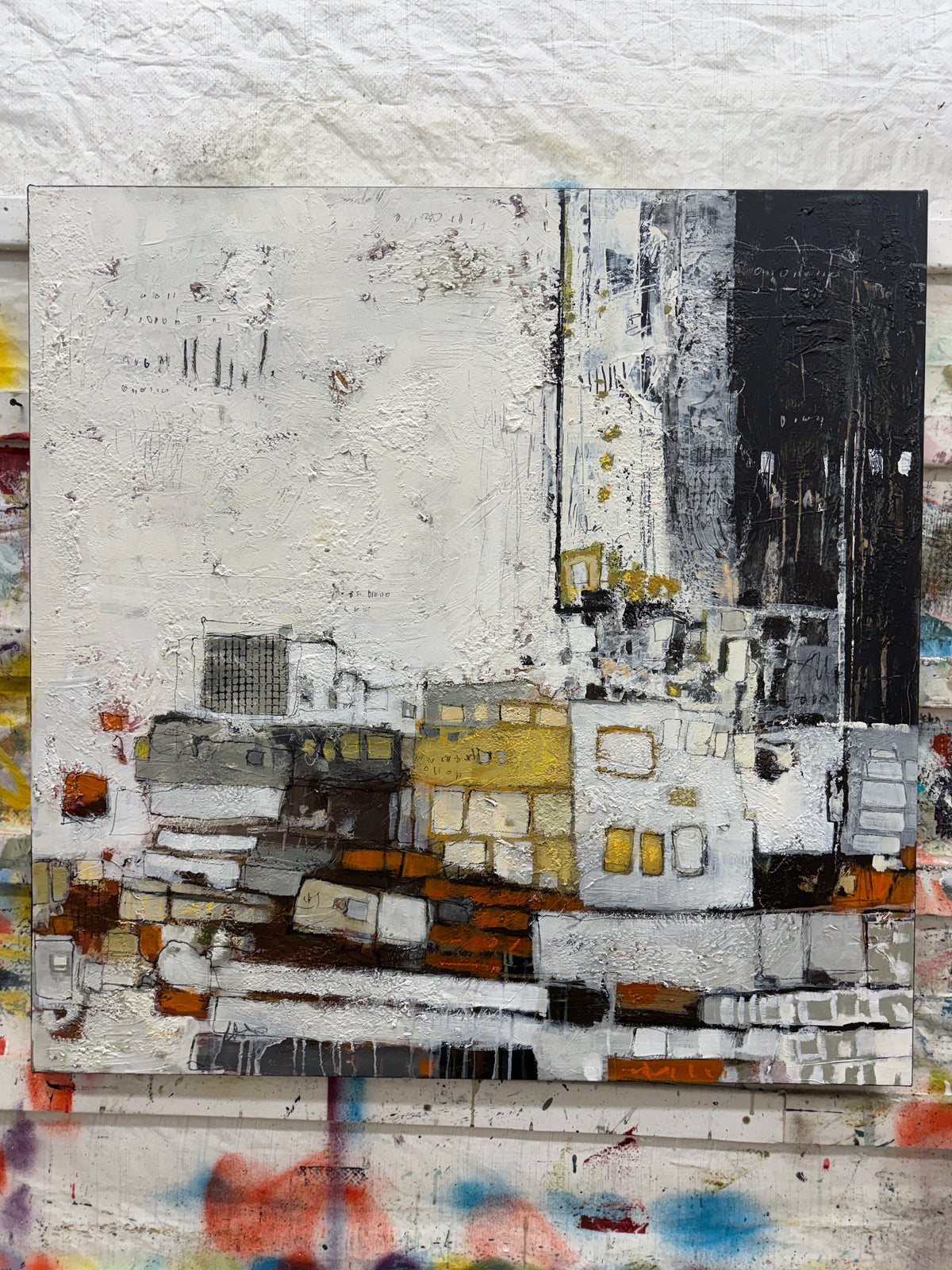 Abstract paintings | 40x40 | City Fragments