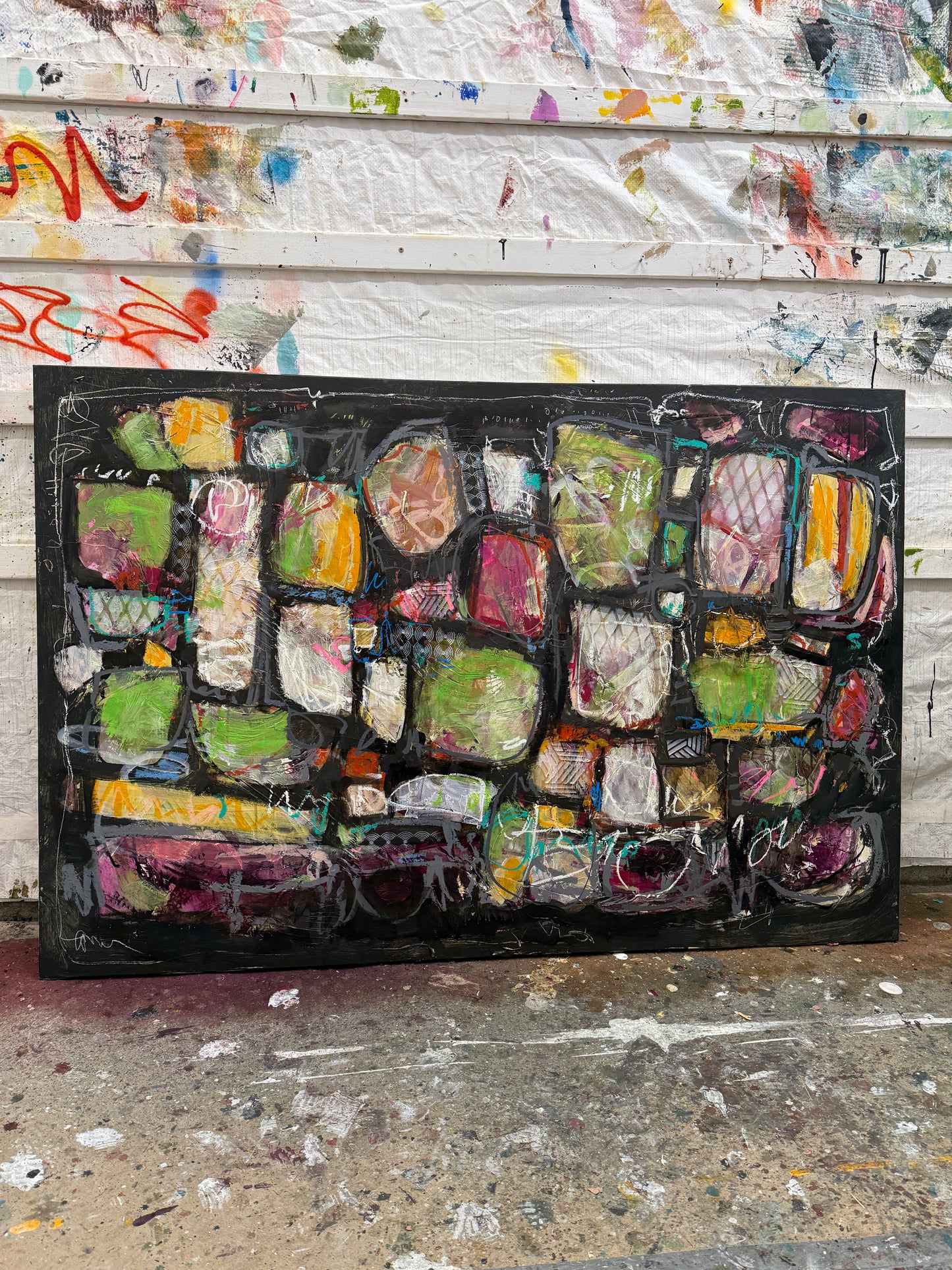 Abstract Painting | 40x60| Colour at play
