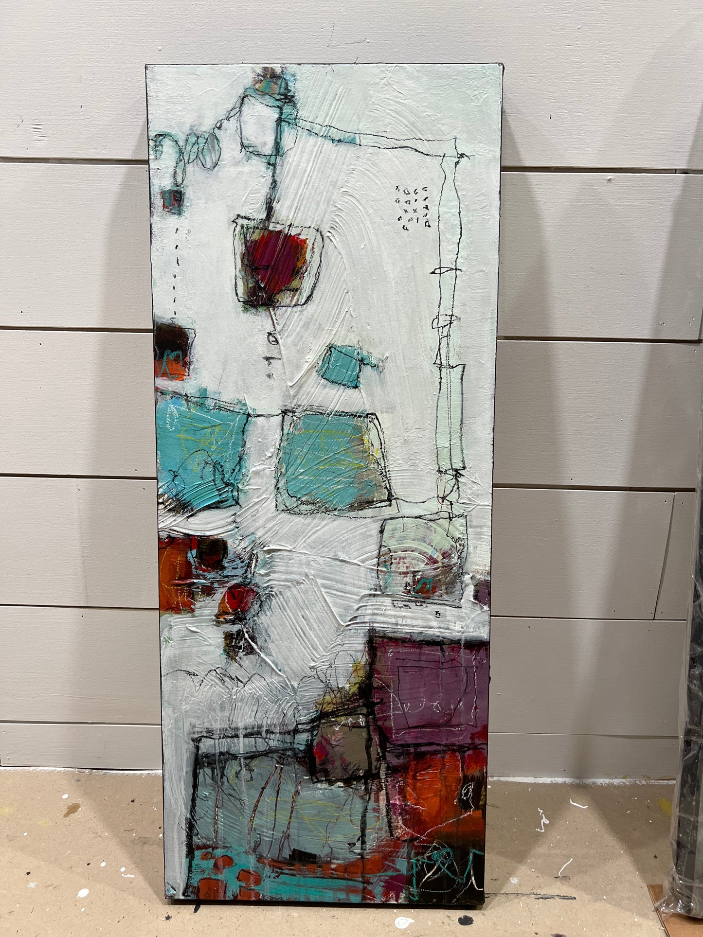 Abstract paintings for sale by Lori mirabelli