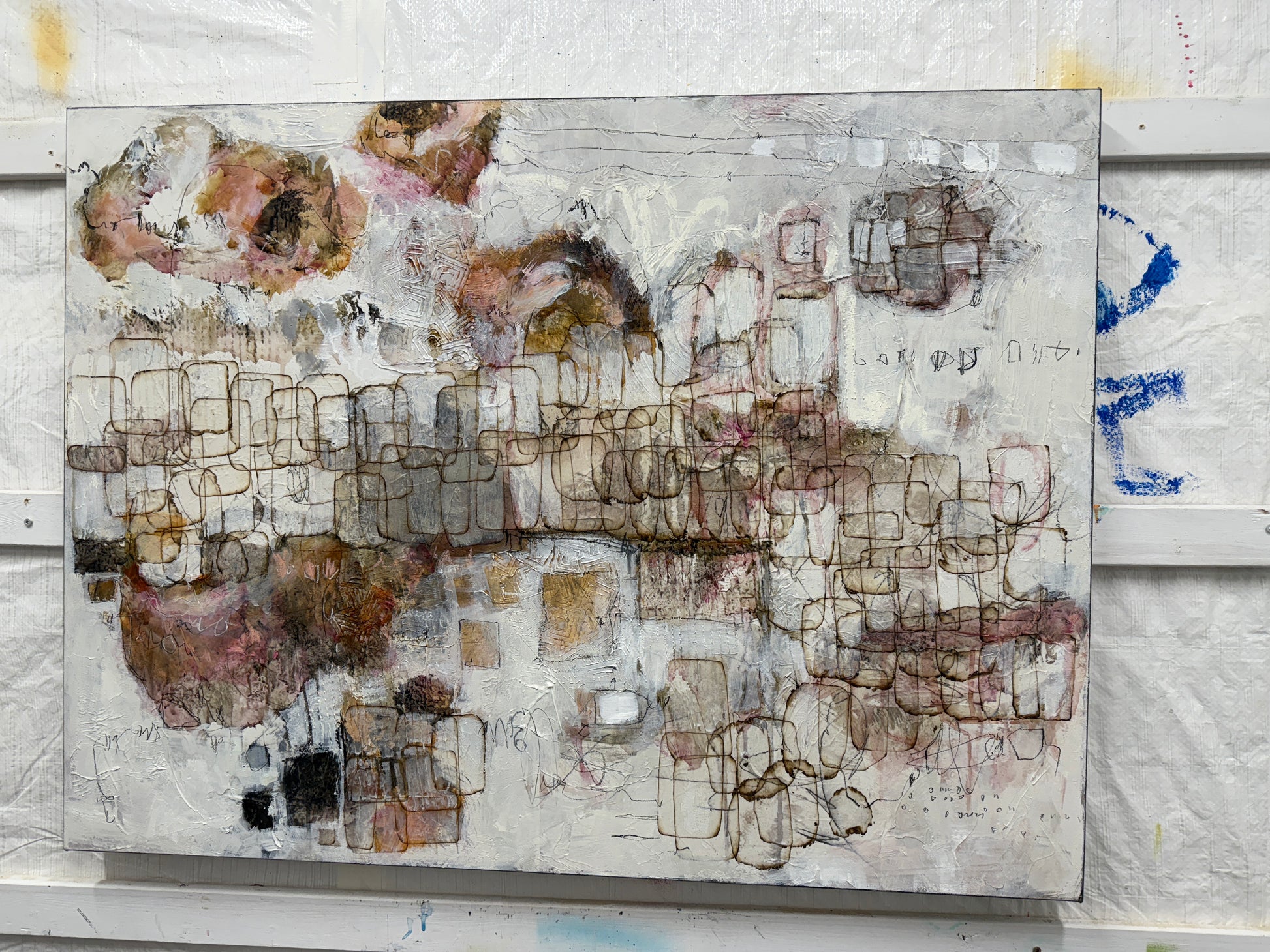 abstract art for sale 30x40 mixed media lori mirabelli art