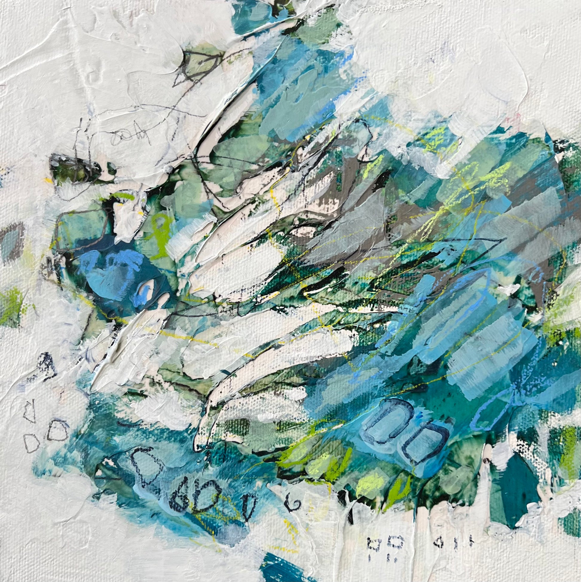 blue abstract art for sale lori mirabelli ottawa new york toronto