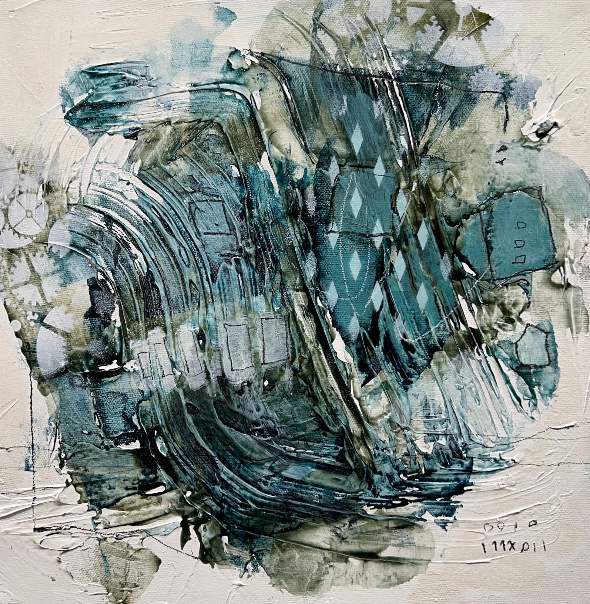 canvas painting toronto 12x12 lori mirabelli