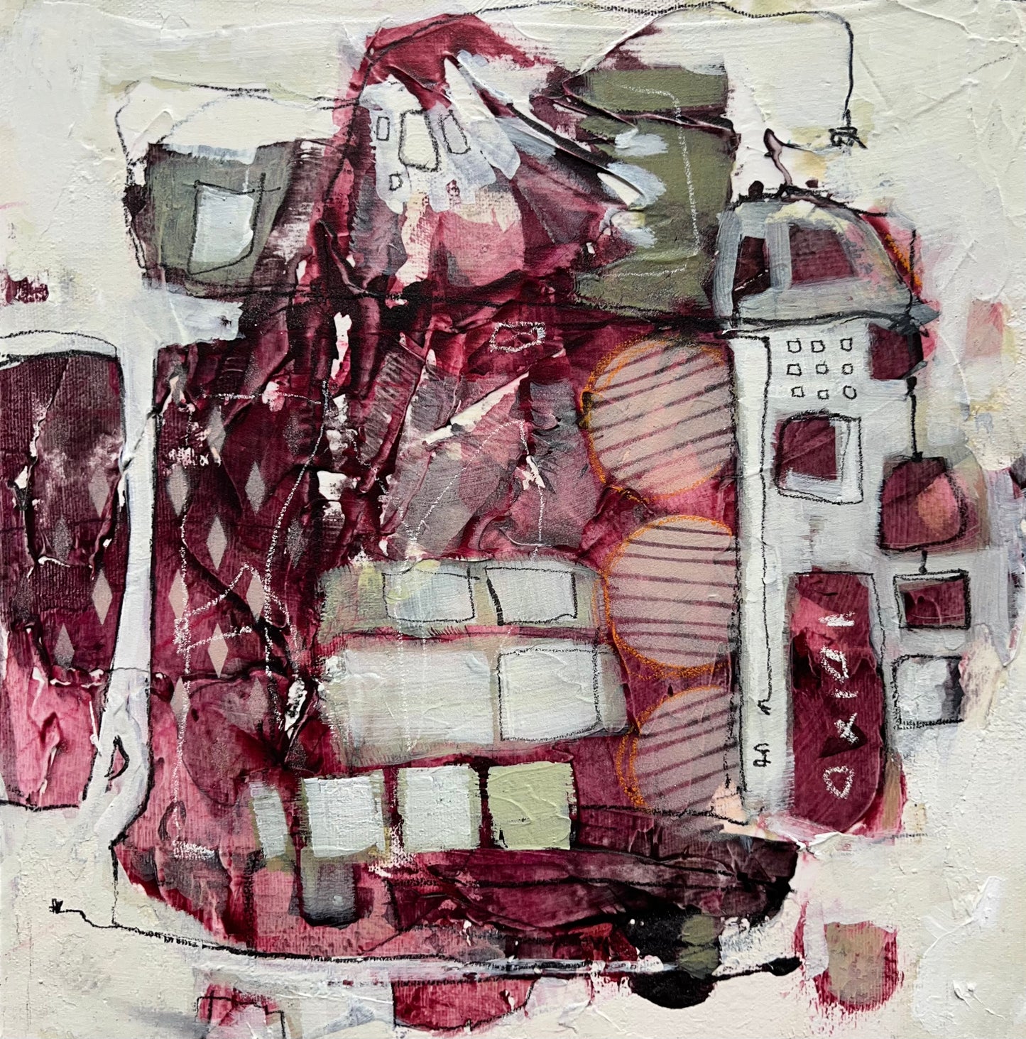 Abstract paintings for sale by Lori mirabelli