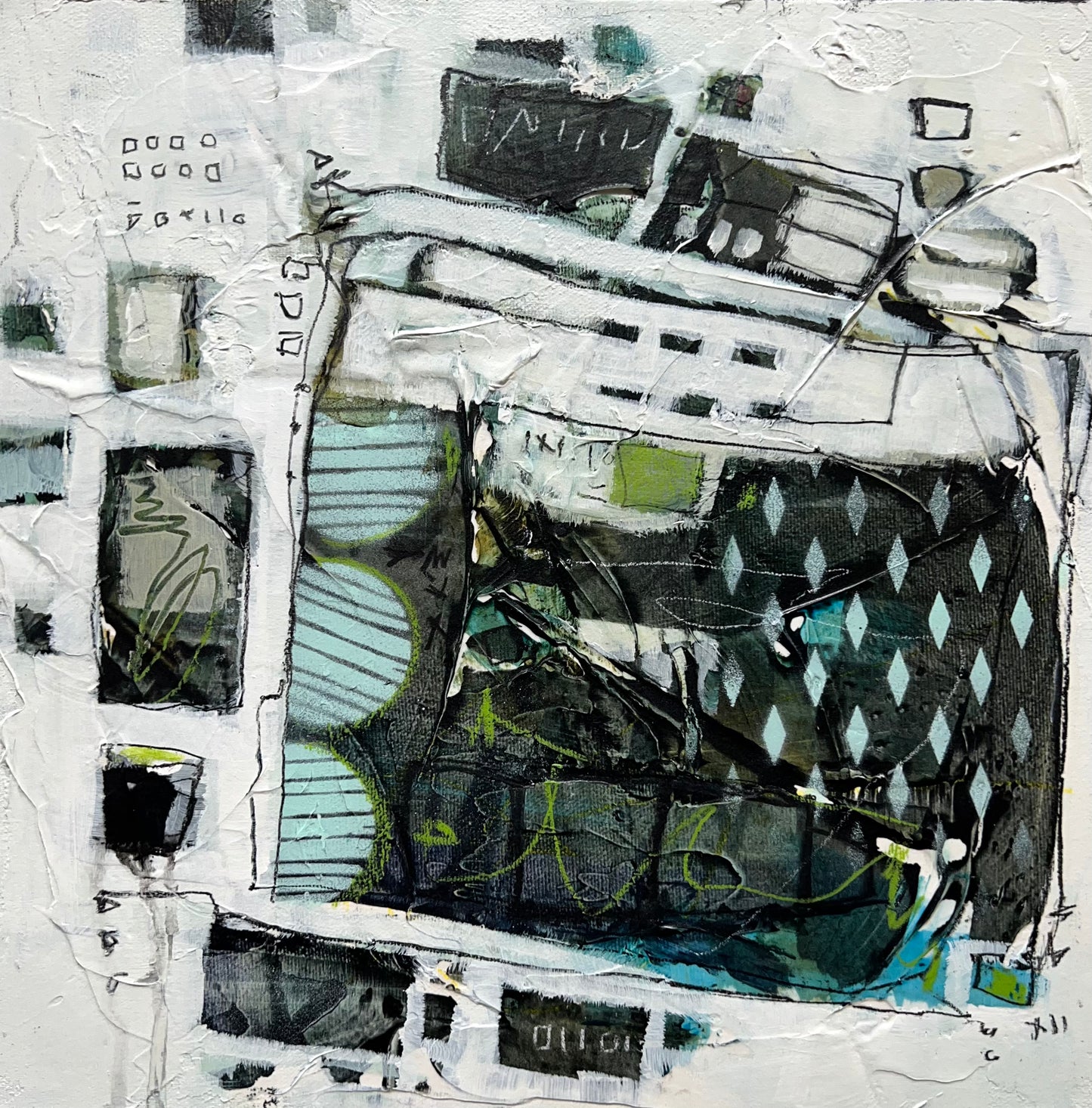 Abstract paintings for sale by Lori mirabelli