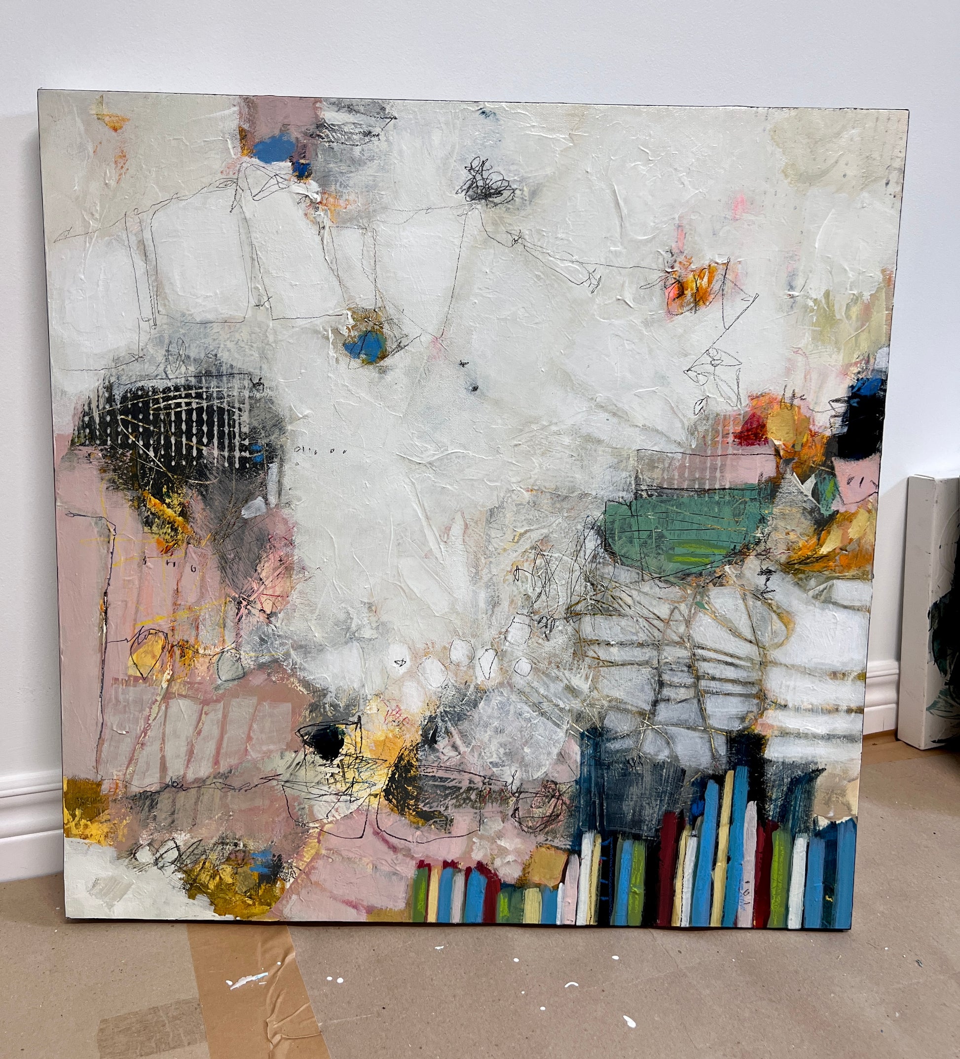 abstract painting lori mirabelli 24x24 art for sale toronto