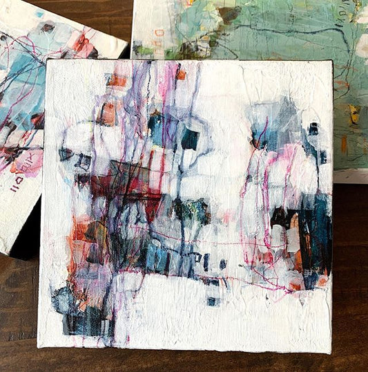 Rain Forest 2 | 8x8 | Abstract Art Painting