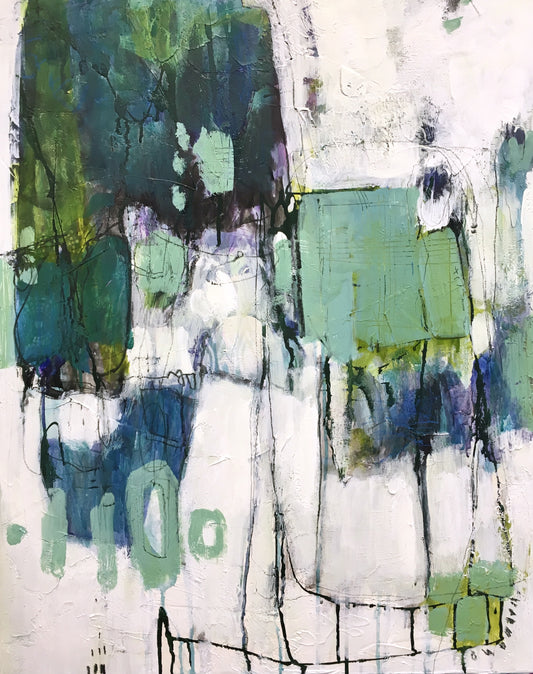 Night moves | 30x24 | Abstract paintings