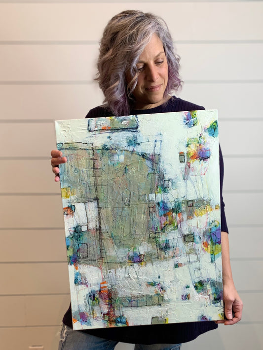 fine art abstract painting, art toronto canvas art