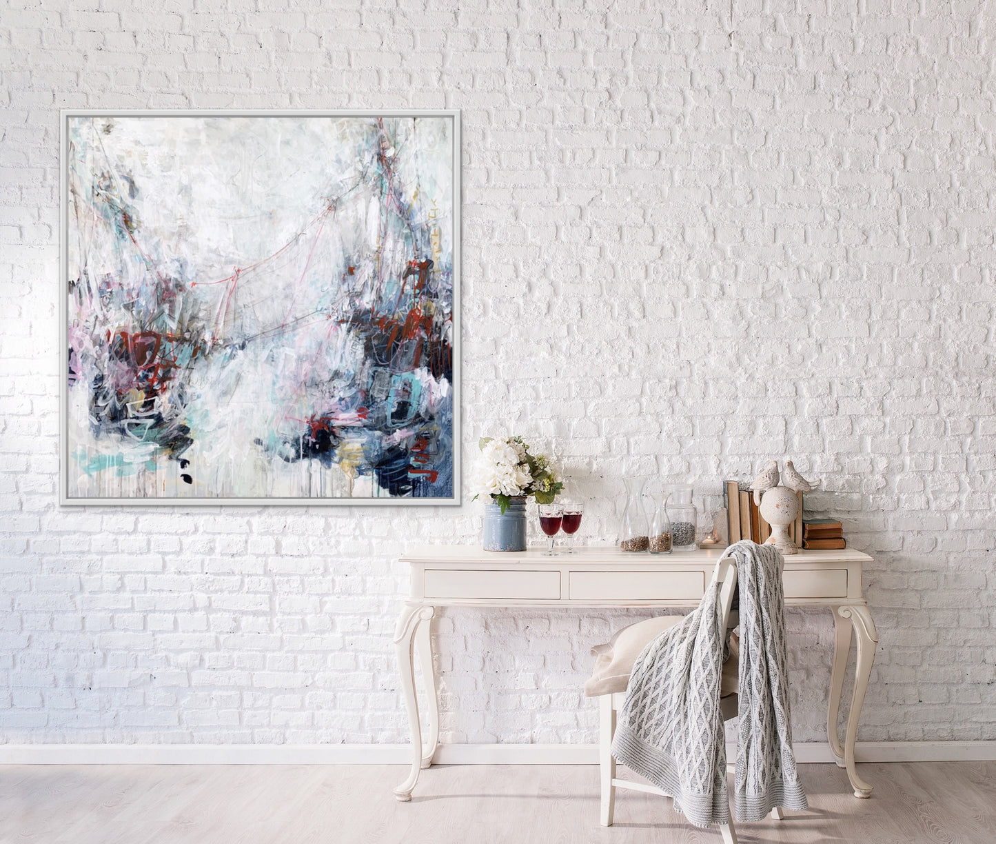 Not Without You | 48x48 | Abstract Art