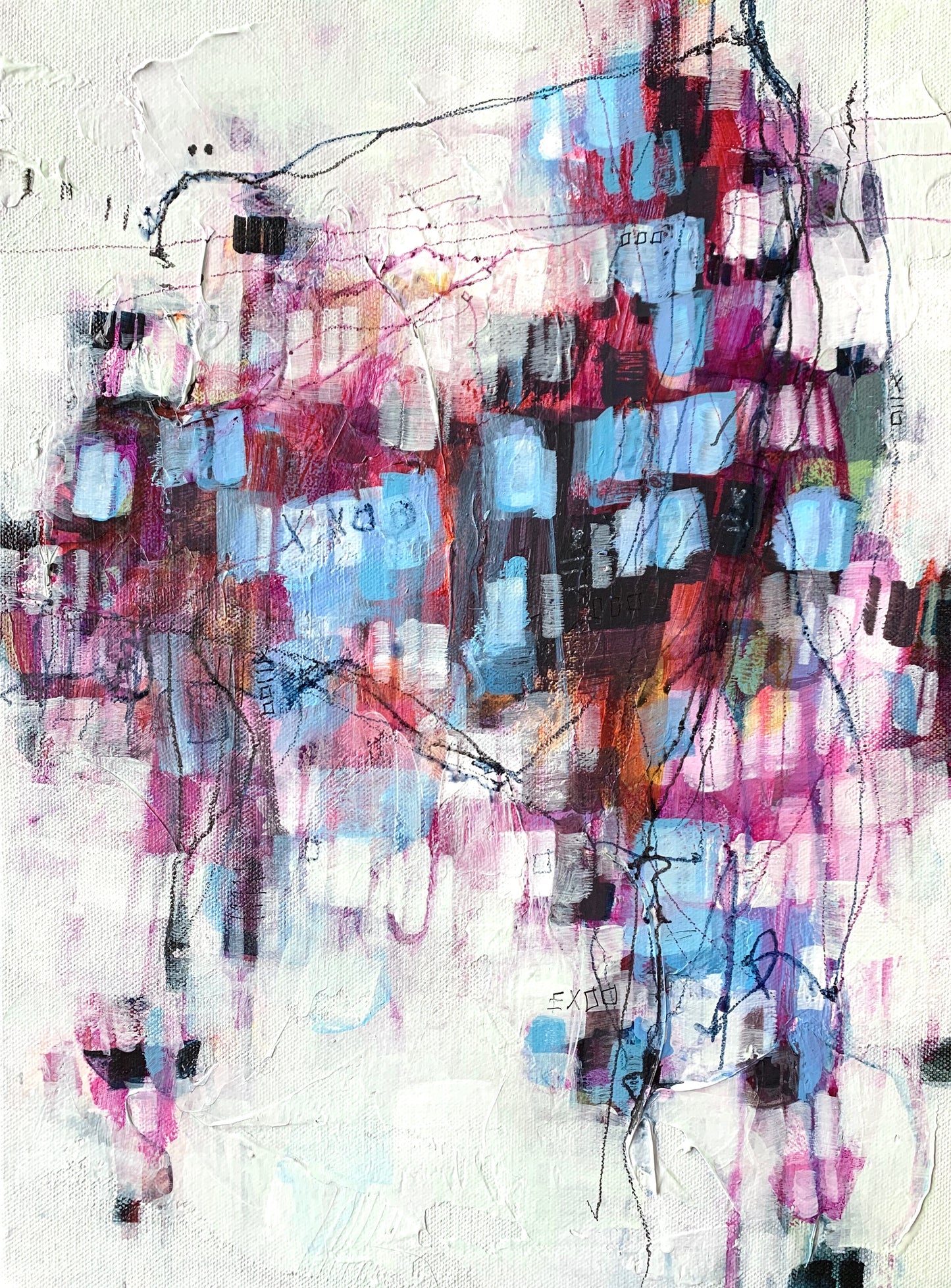 Scarlet #2 | 16x12 | Lori Mirabelli Toronto Artist