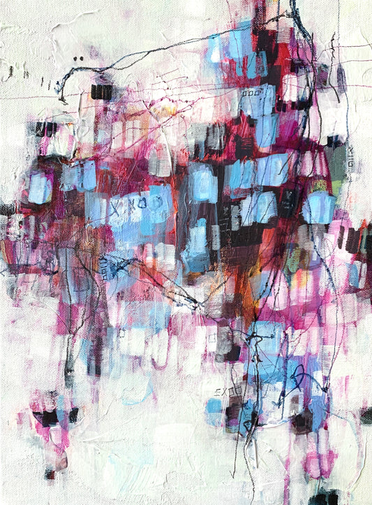 Scarlet #2 | 16x12 | Lori Mirabelli Toronto Artist