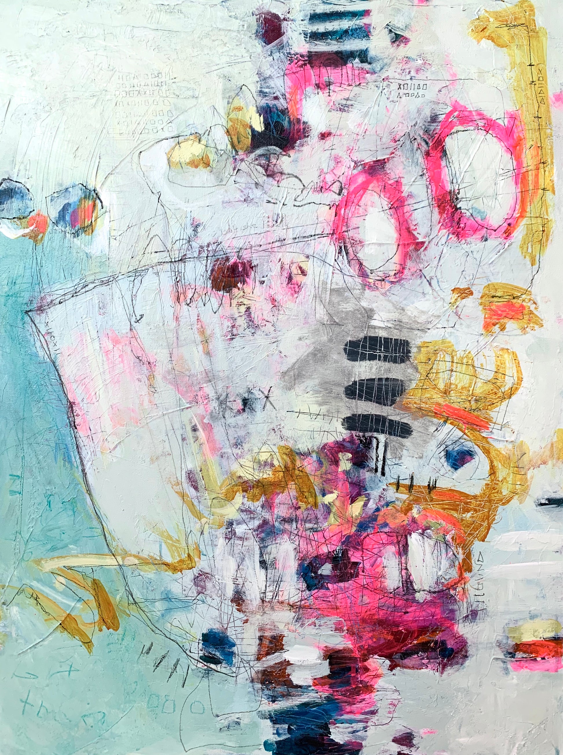fine art abstract painting, art toronto canvas art