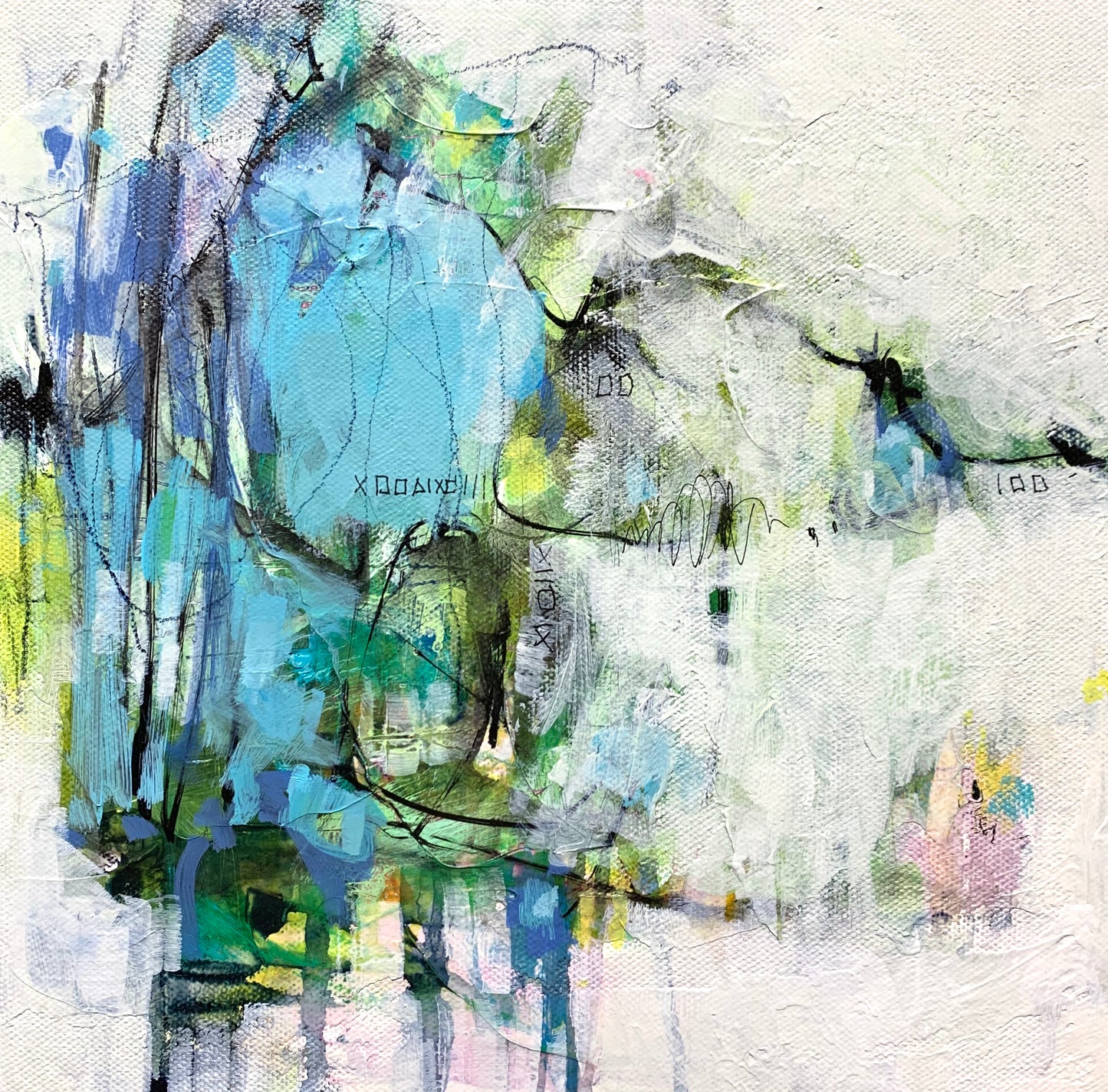 fine art on canvas wall hanging for interior design