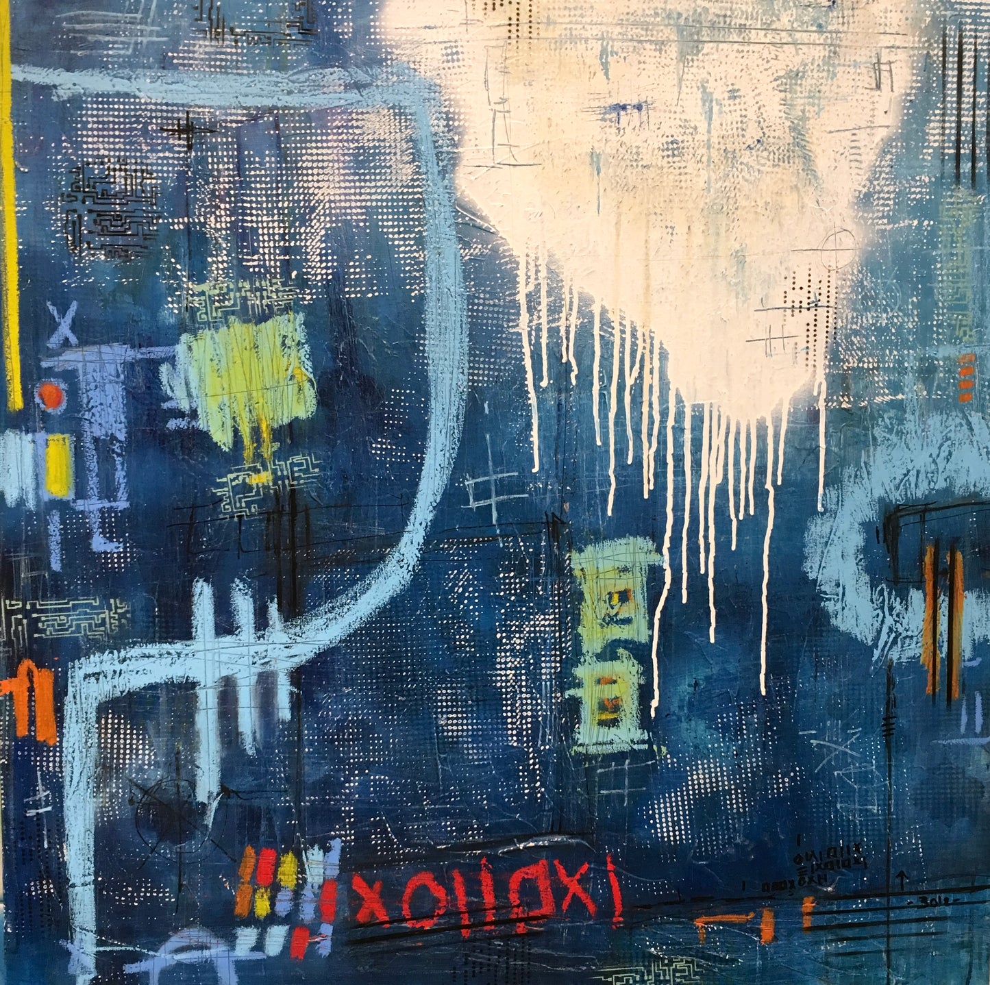 Time Travel | 36x36 | Modern art for sale