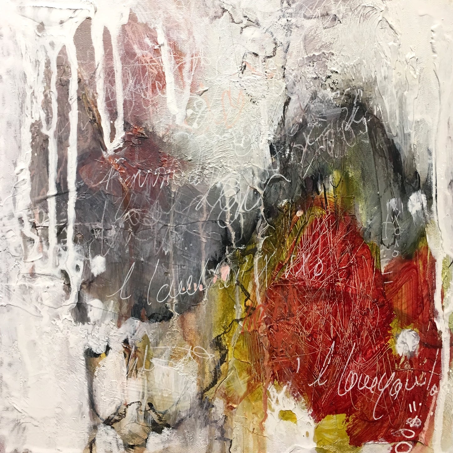 Loving | 12x12 | Abstract art