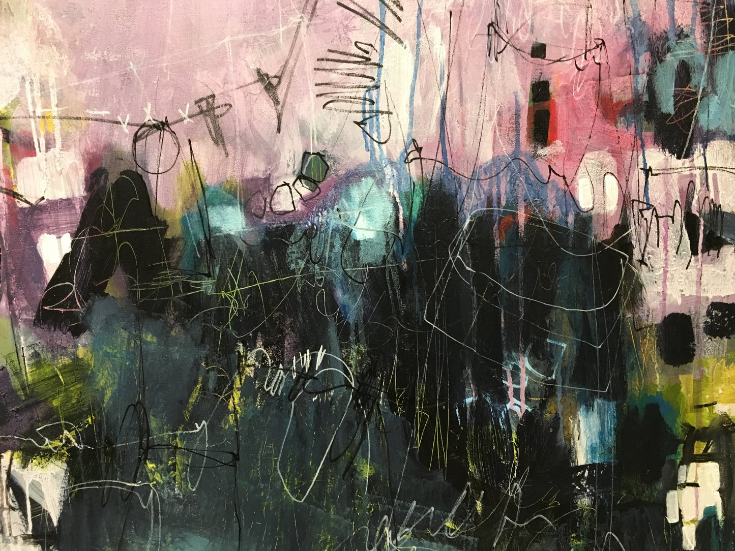 Midnight swim | 36x48 | Artwork