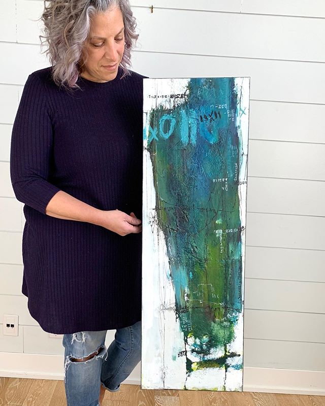 The Message | 36x12 | fine artist