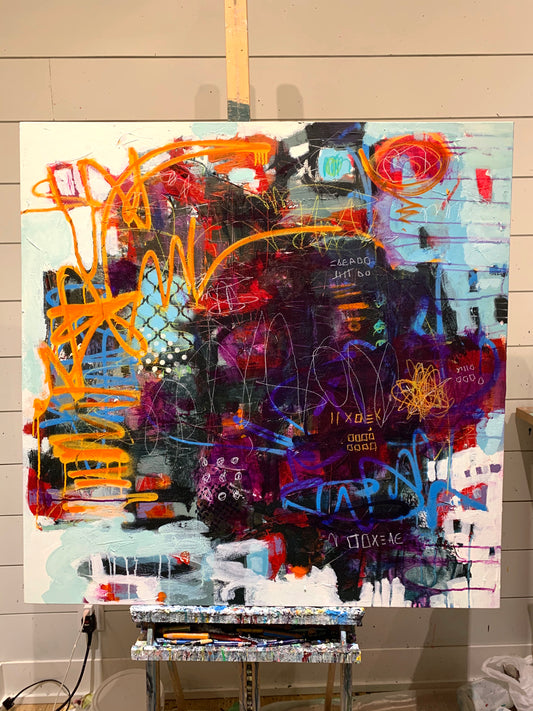 The beauty of life | 40x40 | Fine Art Paintings