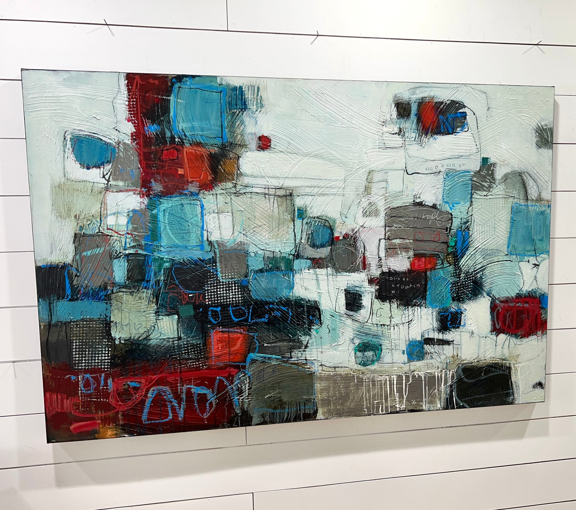 Abstract art Toronto 48x48 lori mirabelli