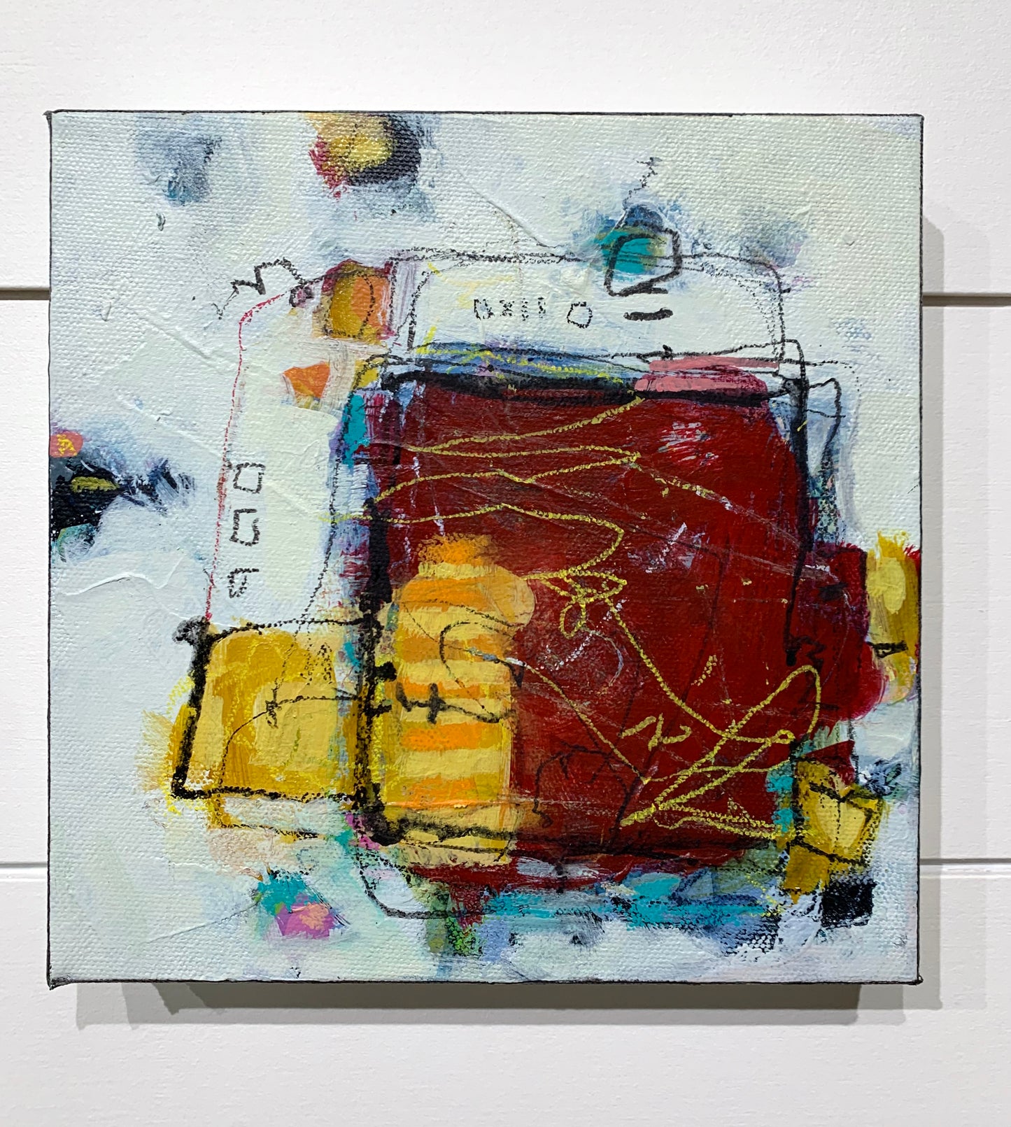 Up and Away #2 | 8x8 | Abstract Paintings