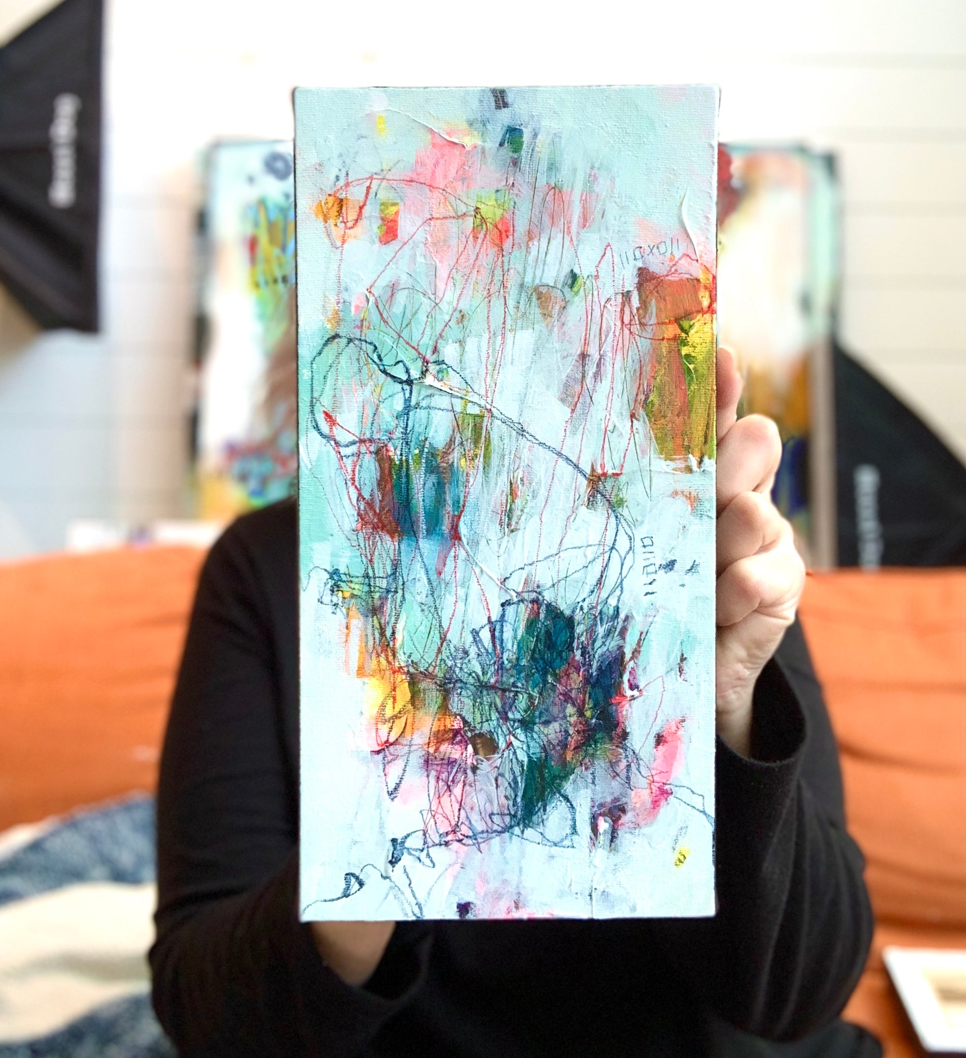 abstract artist abstract toronto art lori mirabelli