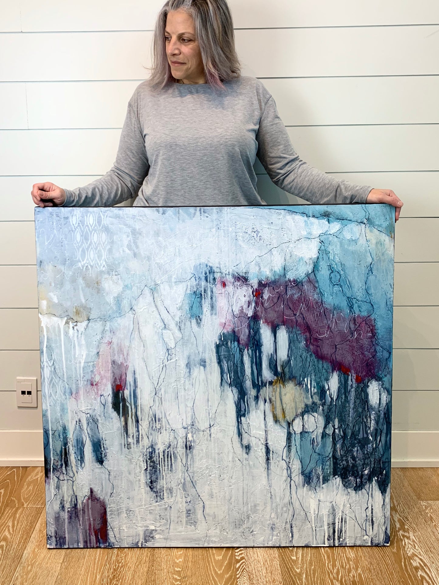 Washed Away | 40x40 | Canvas Art