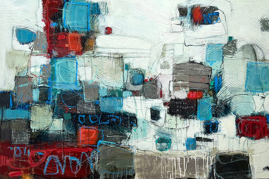 Abstract art Toronto 48x48 lori mirabelli