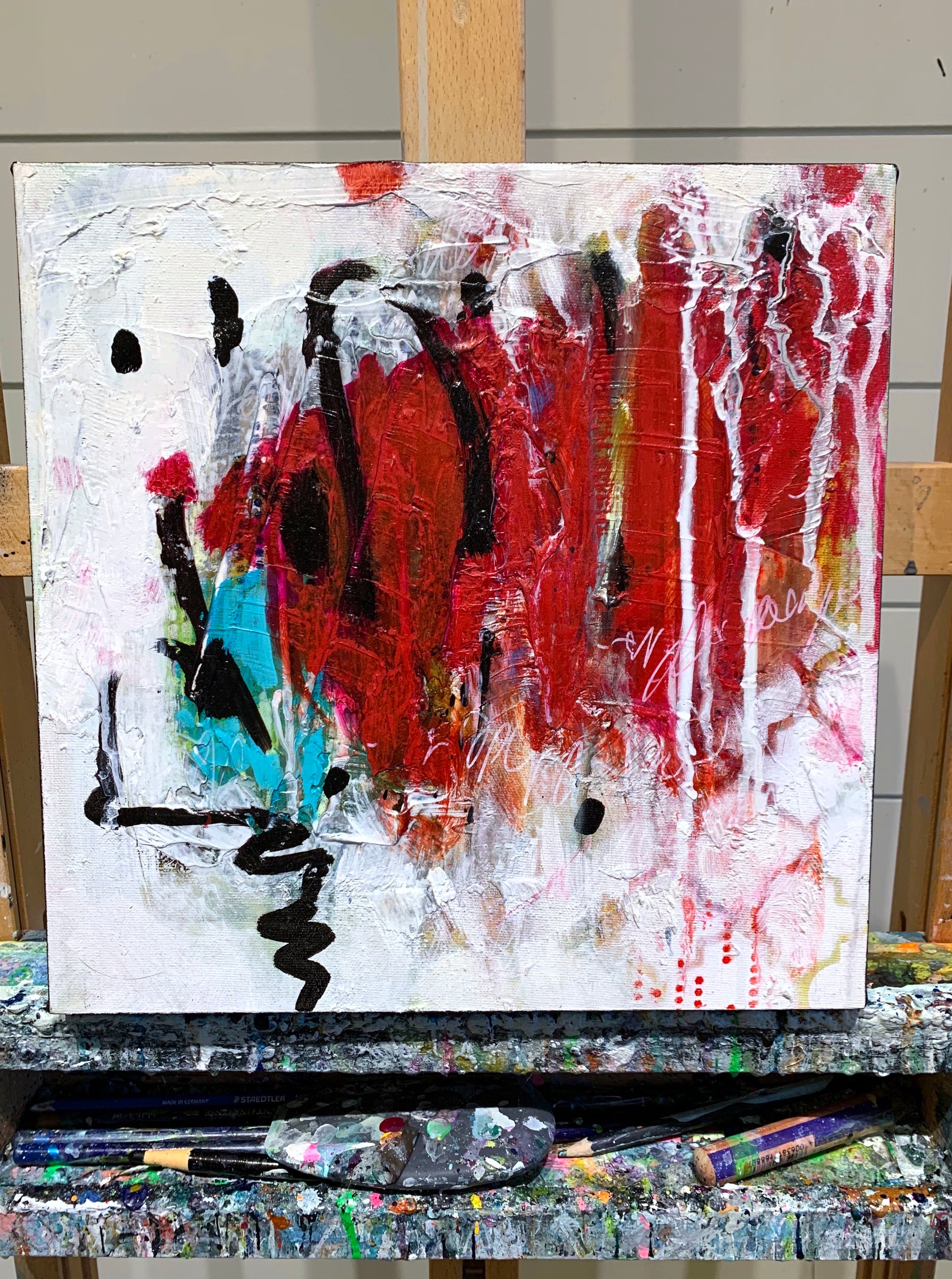 Fine Art Abstract Painting Local Artist Lori Mirabelli