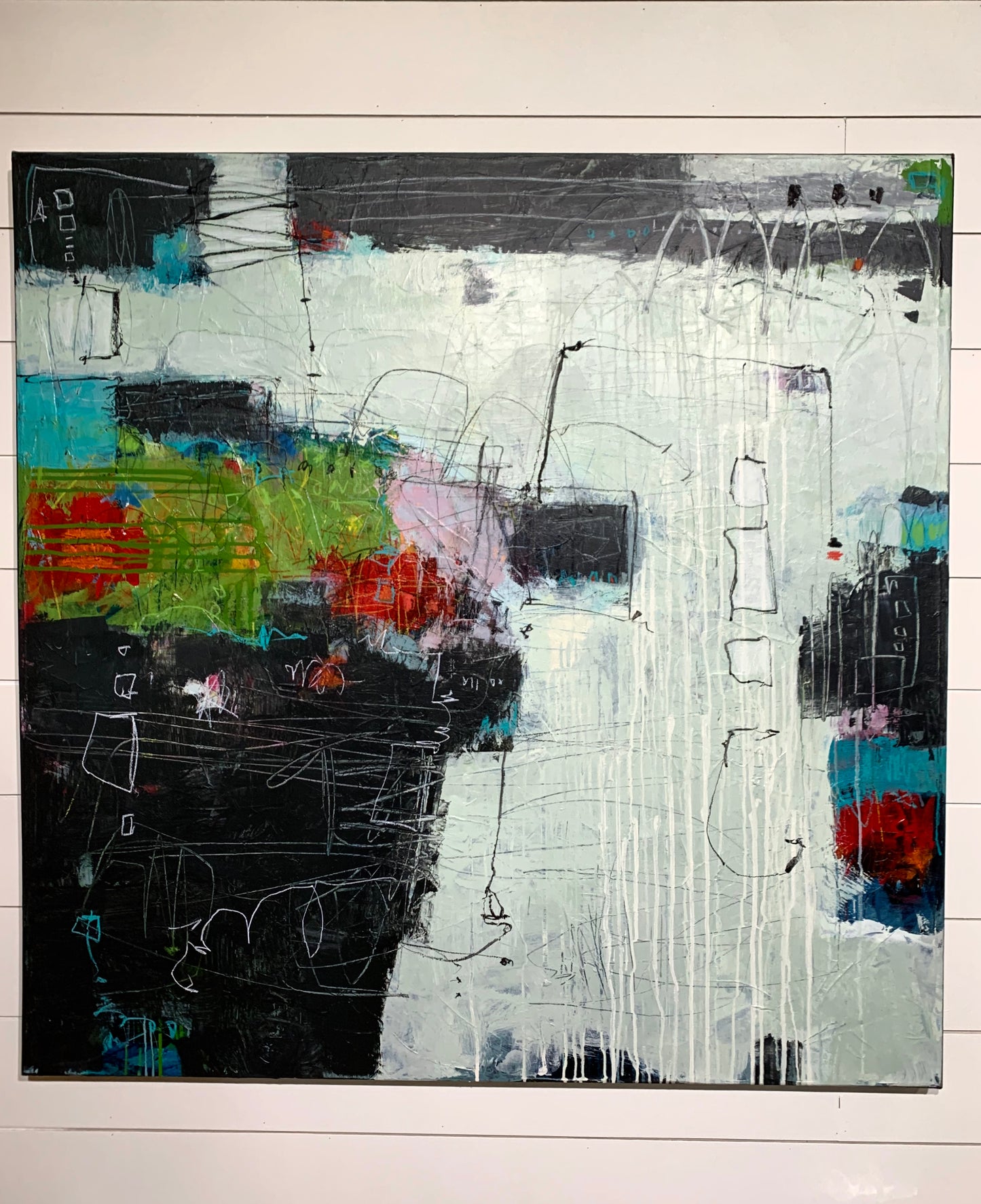 abstract paintings 48x48 for sale