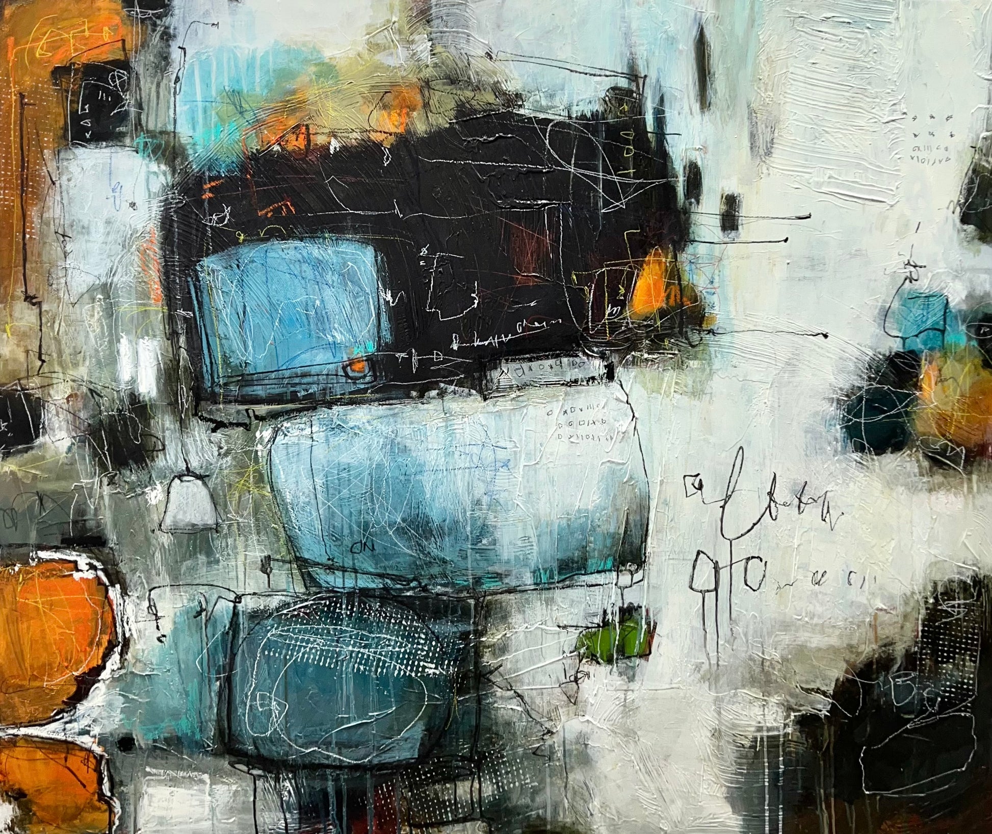 Abstract art Toronto 50x60 lori mirabelli