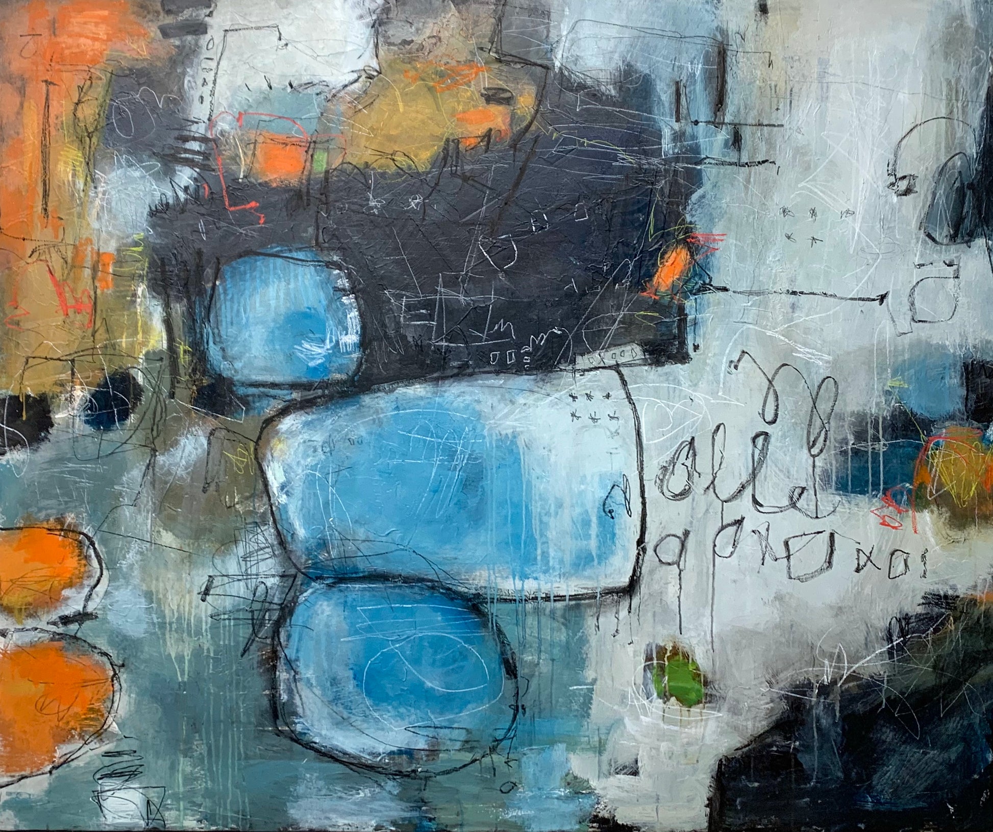 fine art abstract-paintings other art fair brooklyn lori-mirabelli.