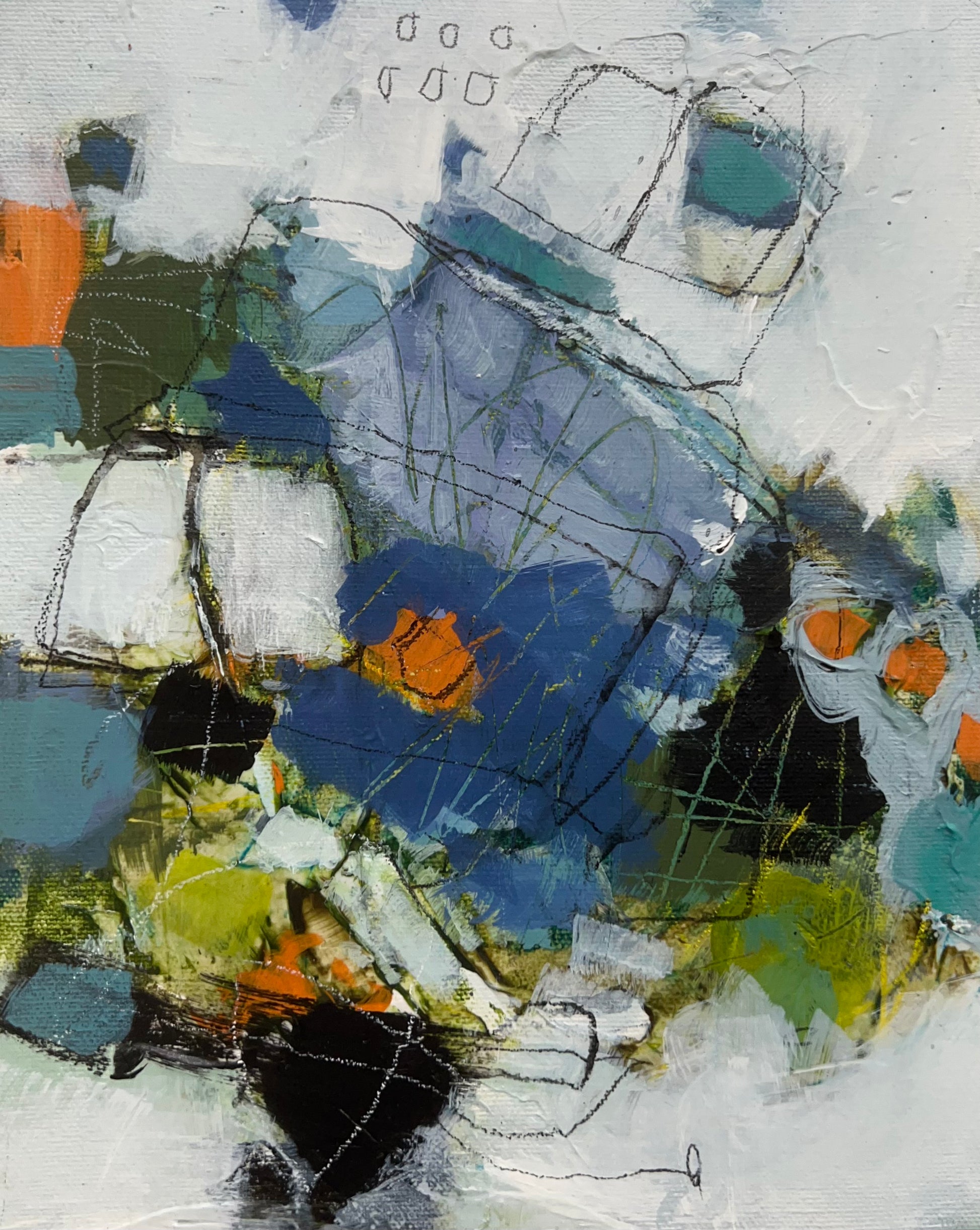 abstract art painting lori mirabelli