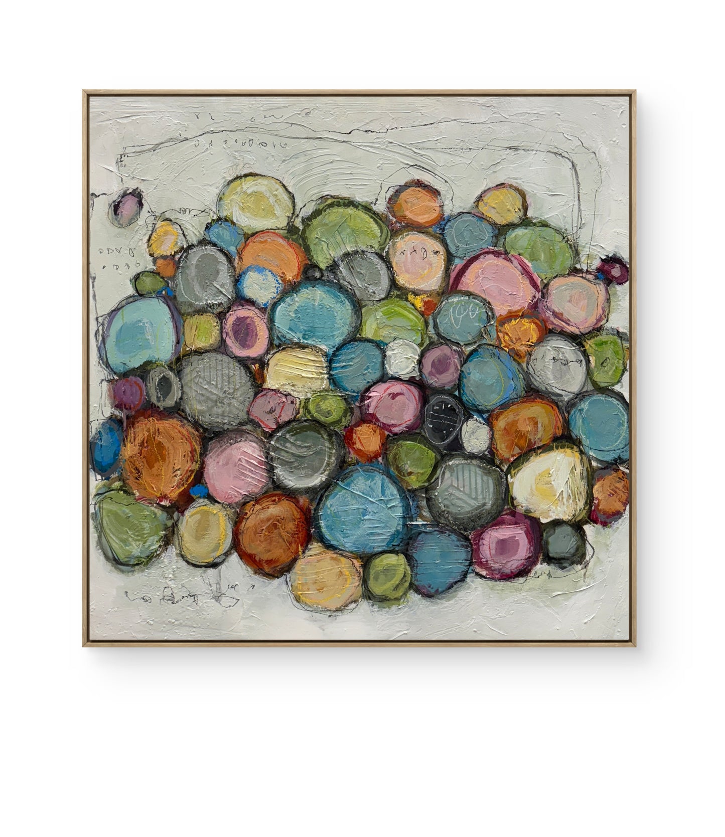 Abstract Art for Sale | 30x30 | Come Together