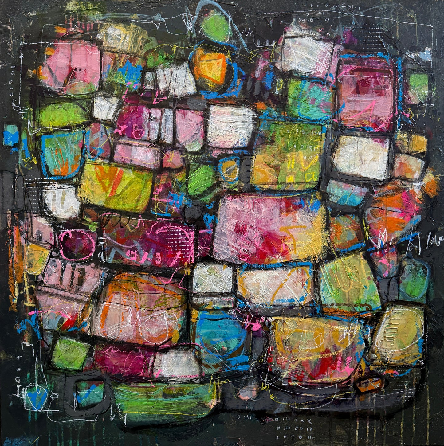 Abstract Art | 36x36 | RESERVED FOR SC