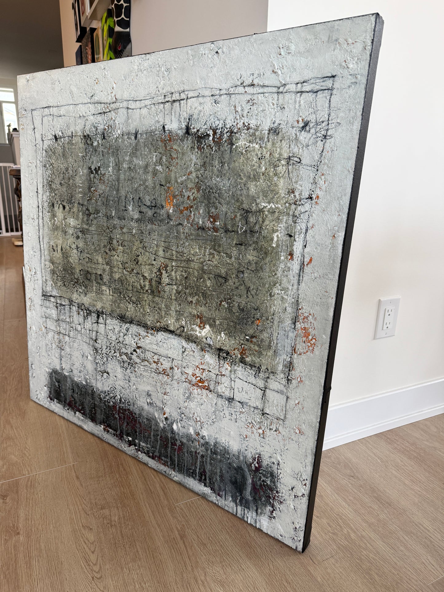 Abstract Art for Sale | 40x40 | Edge Of Calm