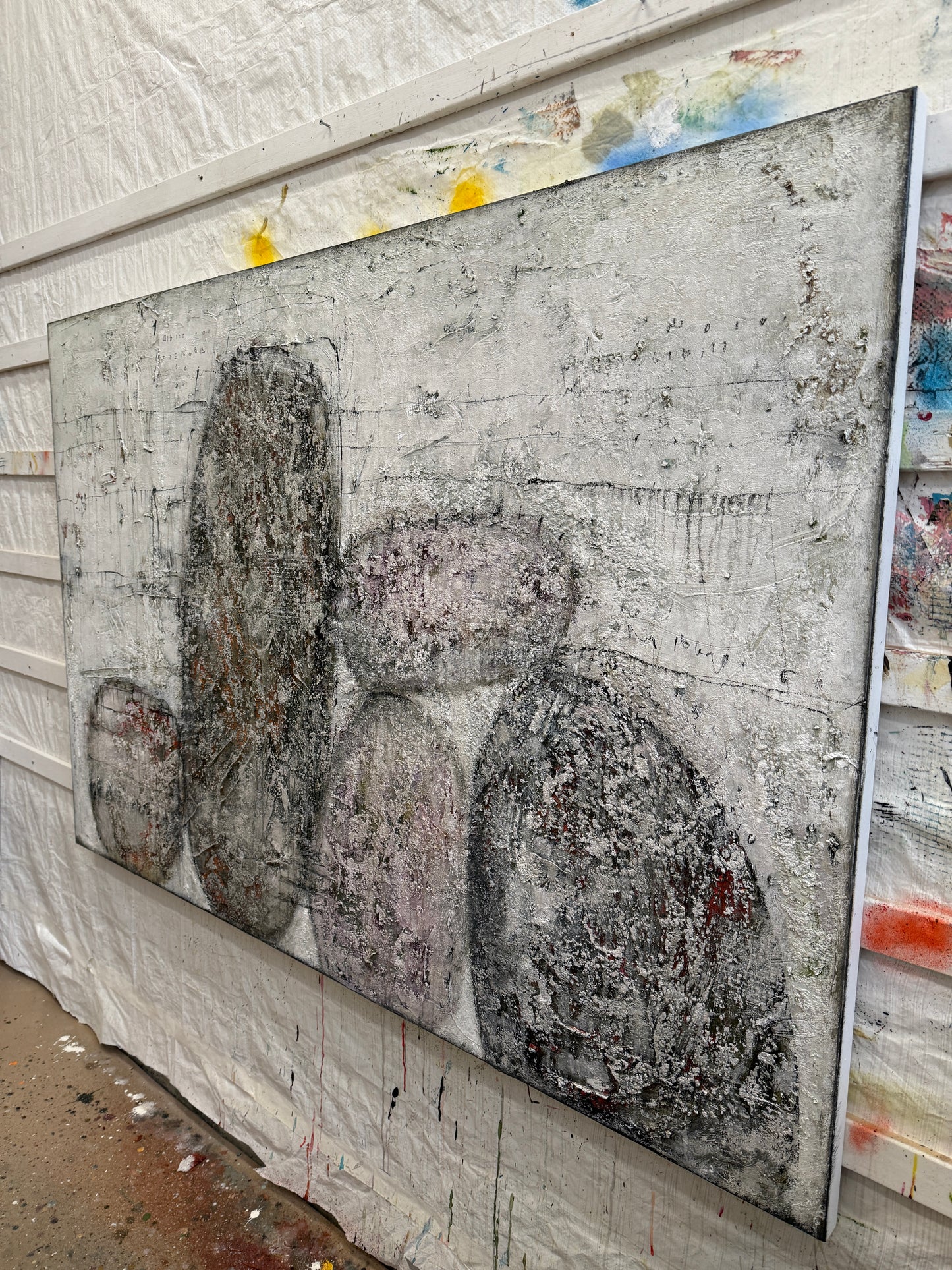 Abstract Painting | 48x72| Resting Forms