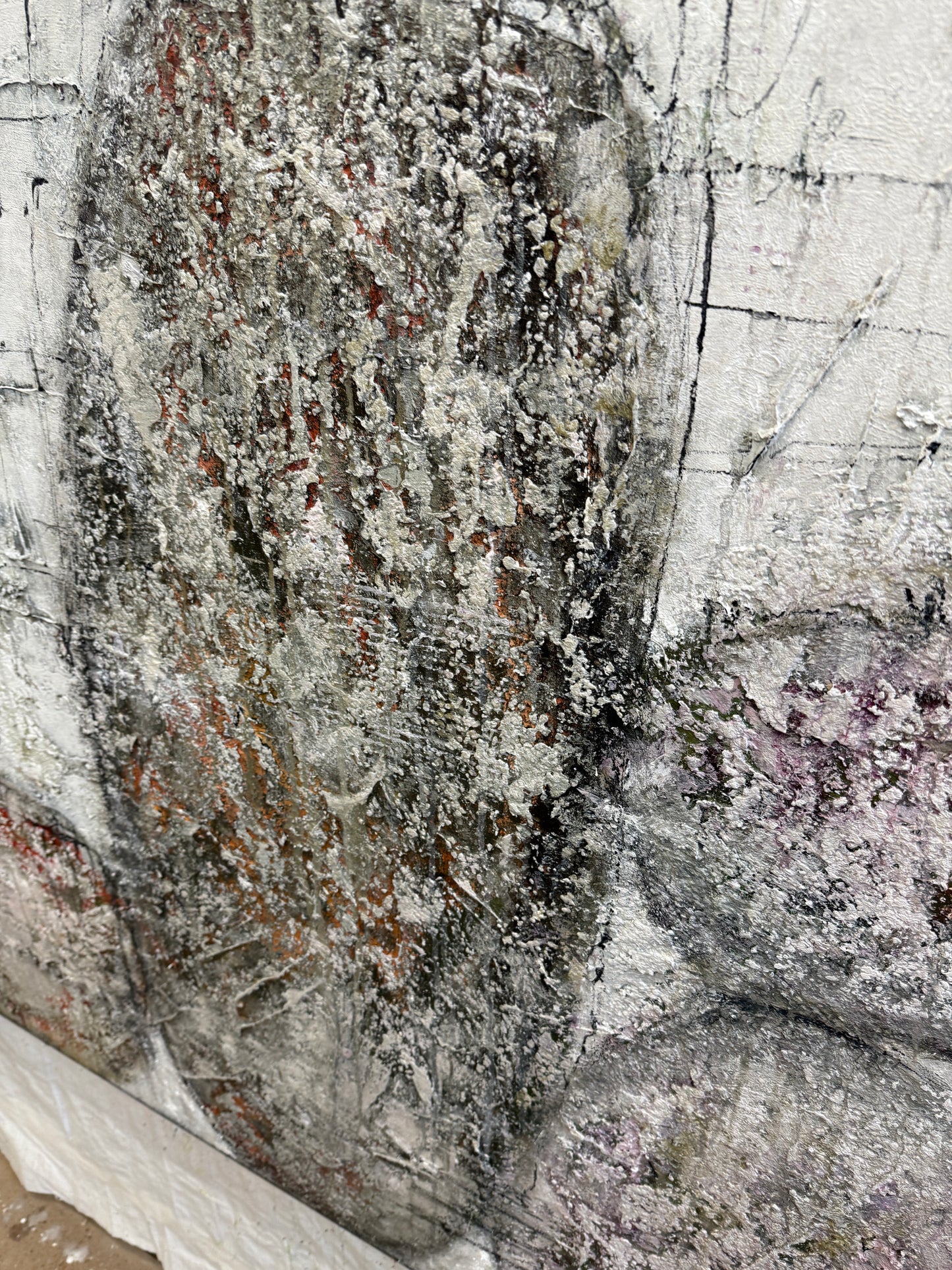 Abstract Painting | 48x72| Resting Forms