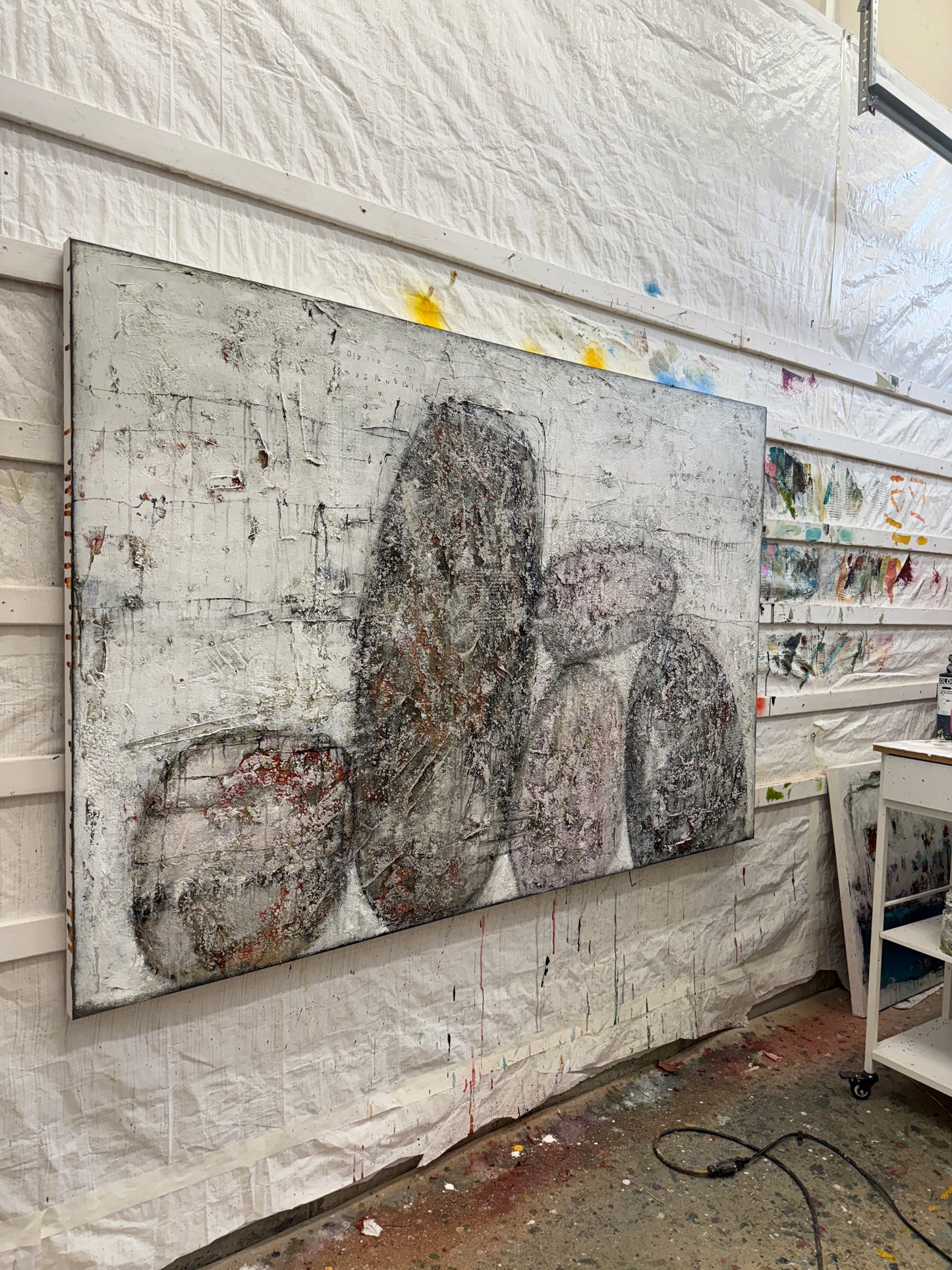 Abstract Painting | 48x72| Resting Forms