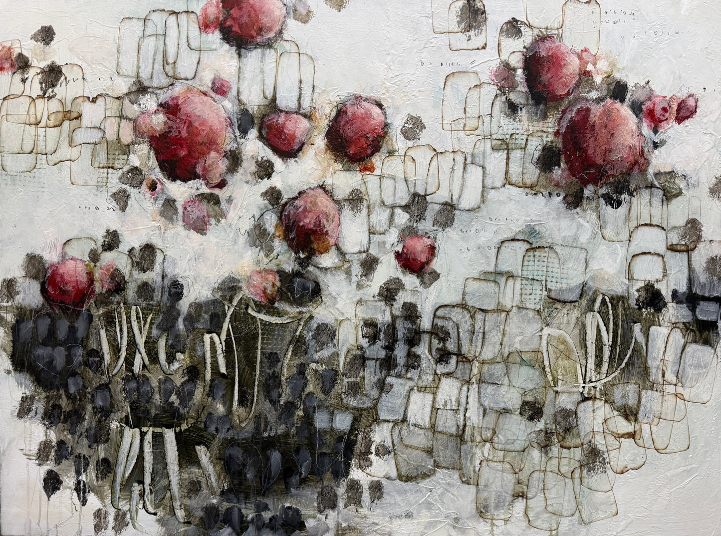 abstract paintings buy local artist Lori Mirabelli Benz gallery canvas toronto interior design art