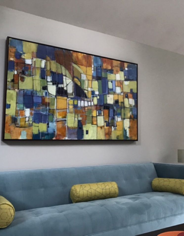 Modern abstract painting abstract artist lori mirabelli