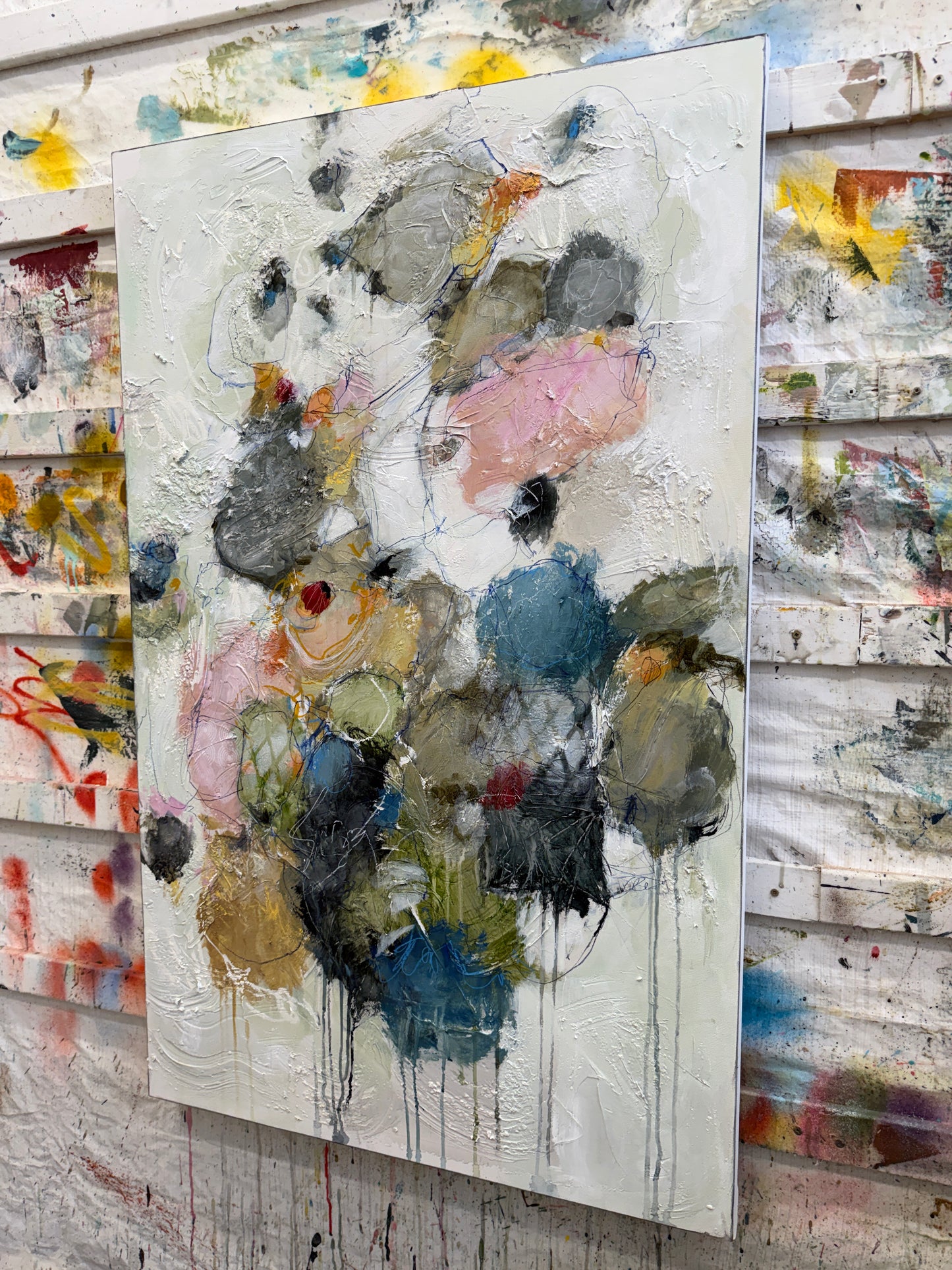 Abstract paintings | 48x30 | Borrowed Gravity