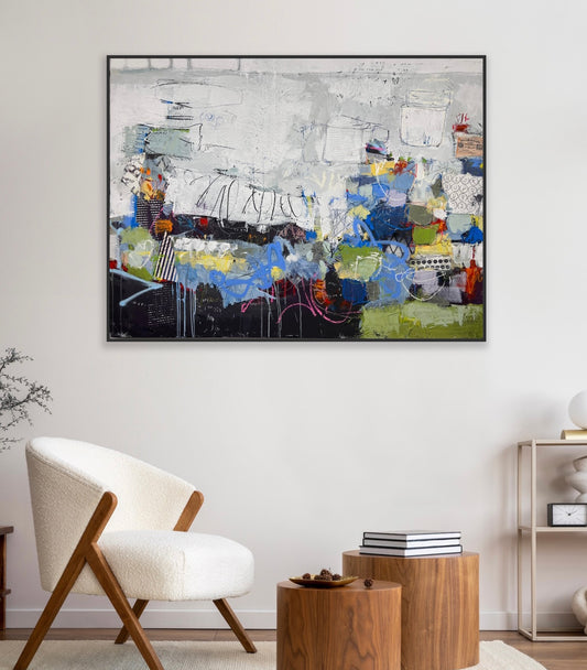 A Little Bit of Me | 36x48 | Abstract art for sale