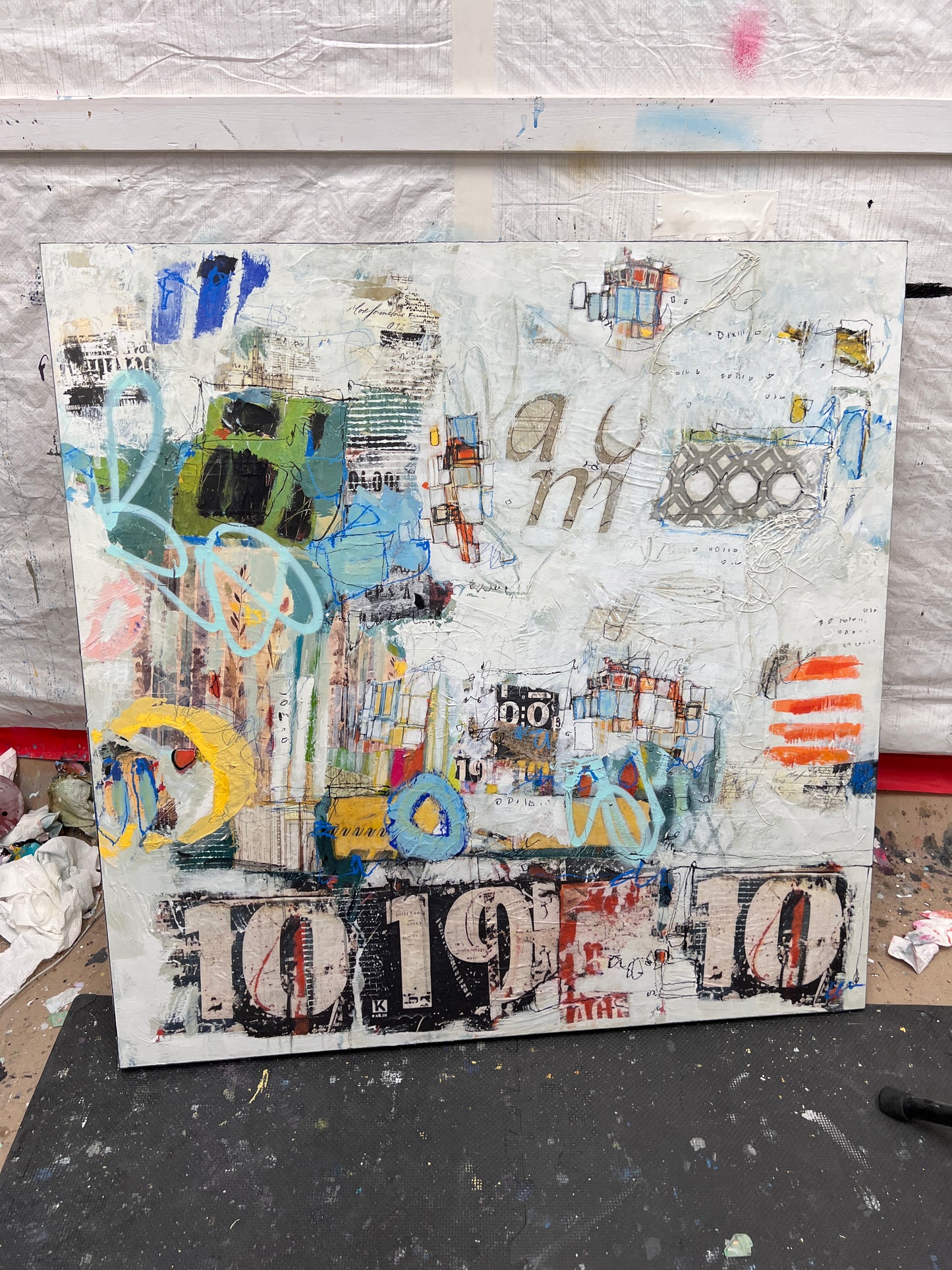 Abstract Painting | 40x40 | It's a numbers Game