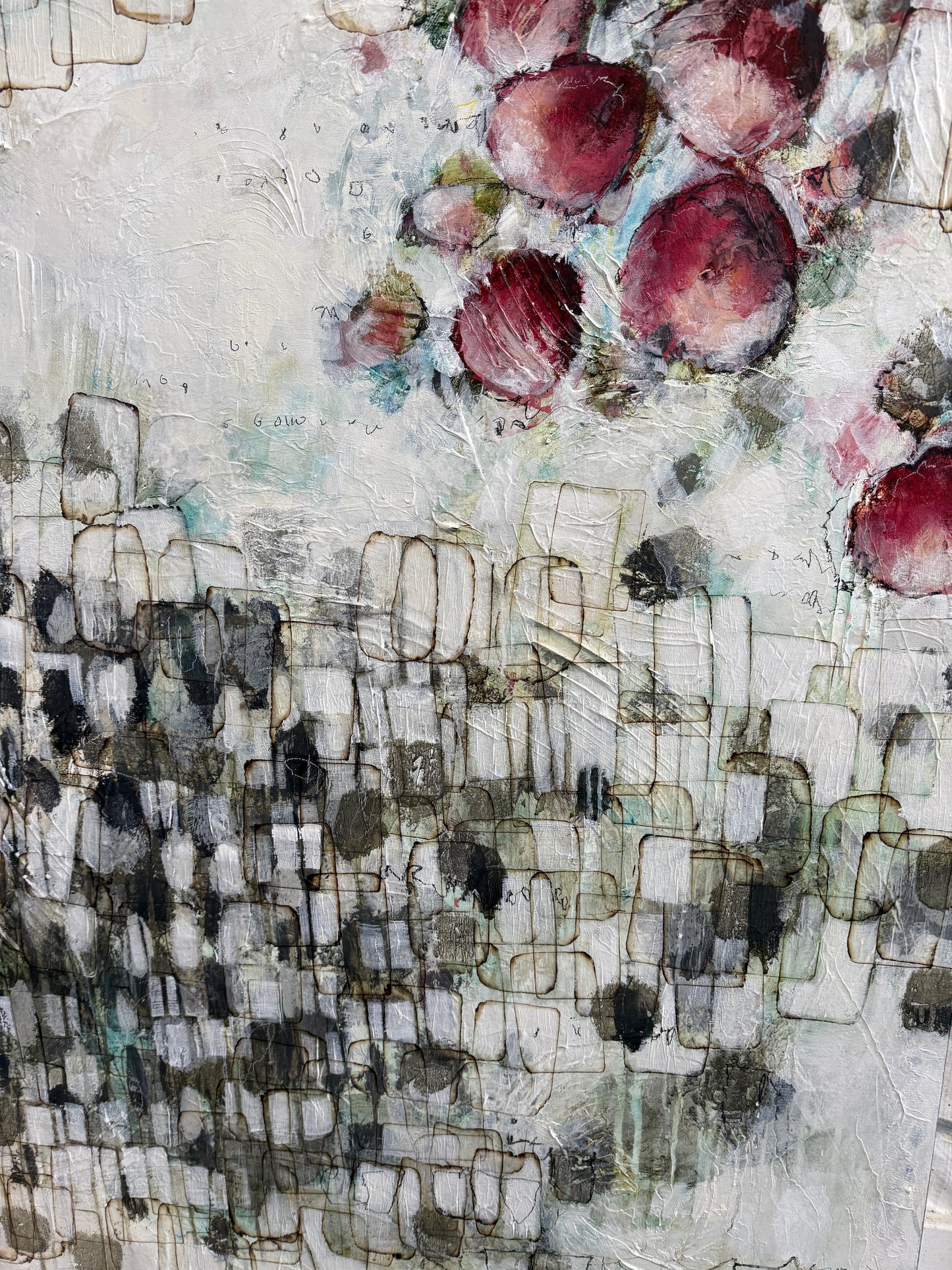 Abstract Painting| 48x36 | Flower Blossoms